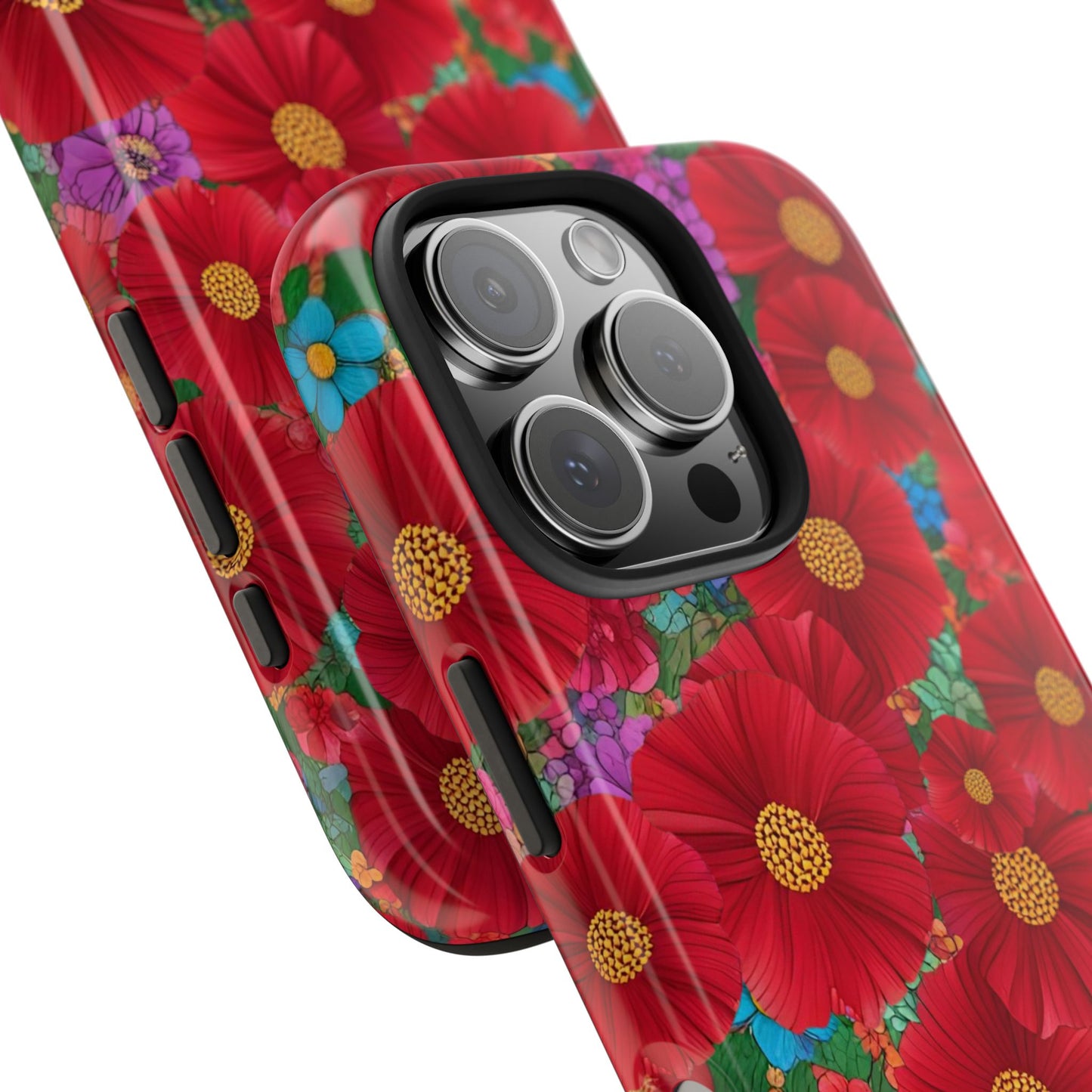 Tough Phone Cases - Beautiful Bold Red Poppies