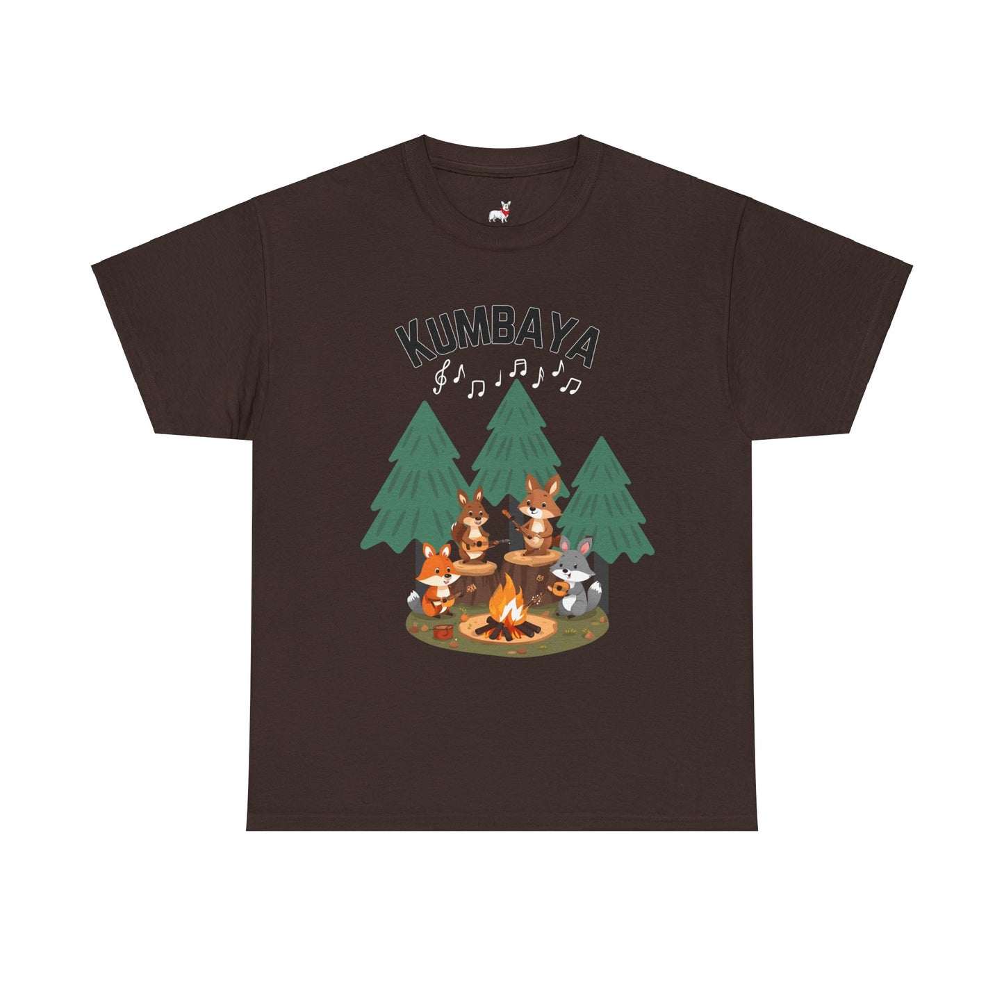 Playful Camping Tee Kumbaya Singing around the Campfire - Men's