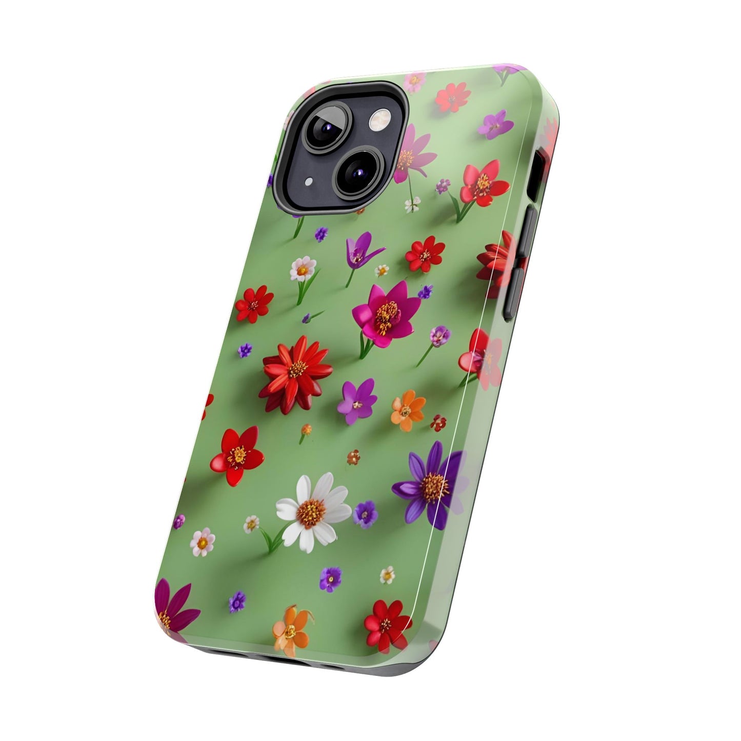 Tough Phone Cases - Summer Flowers in 3D