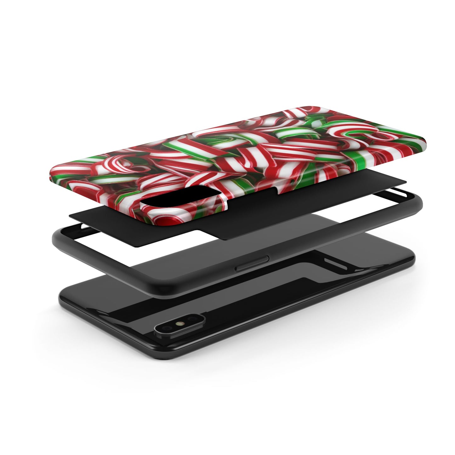 Christmas Ribbon Candy - Tough Phone Case for iPhone and Samsung Smartphones