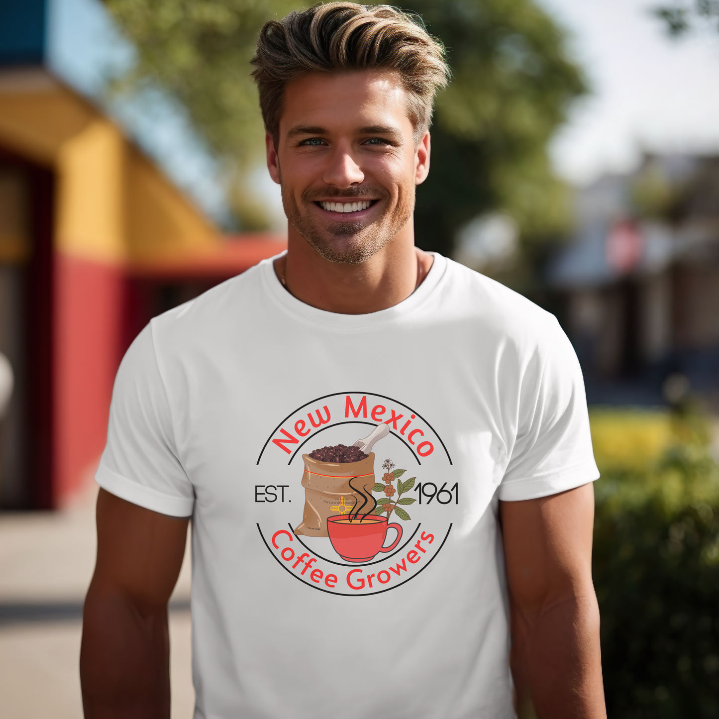Men's New Mexico Coffee Growers Unisex Tee