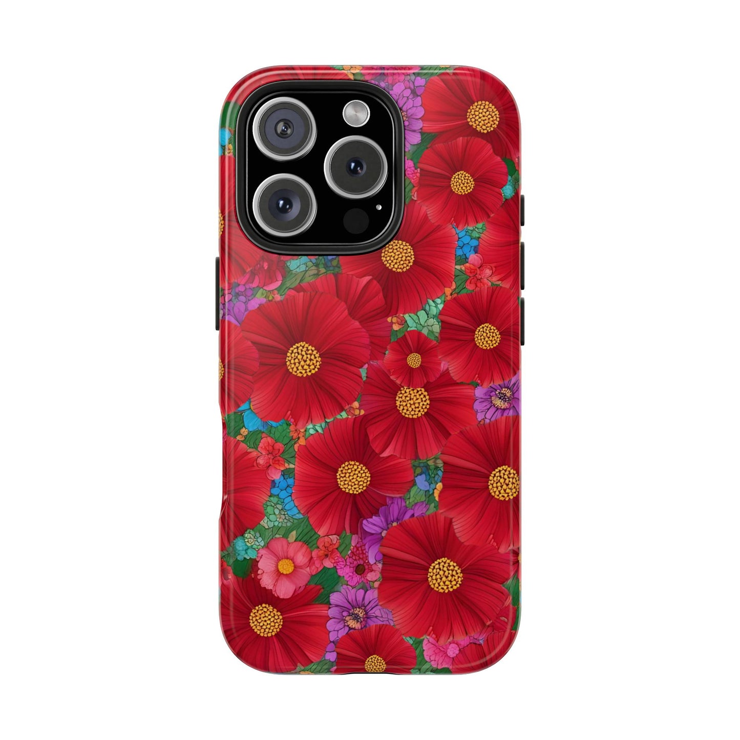 Tough Phone Cases - Beautiful Bold Red Poppies