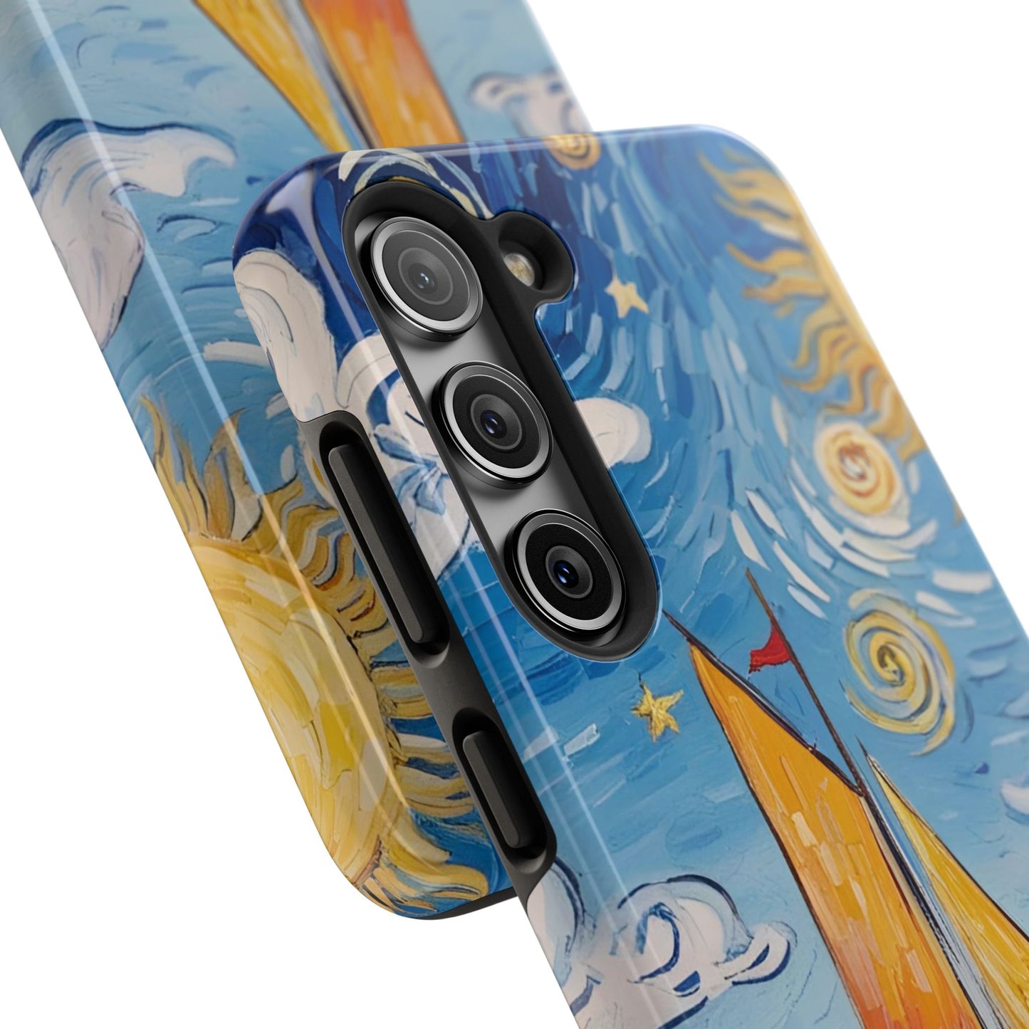 Phone Case - Sailboat Artsy Pattern Tough Phone Case