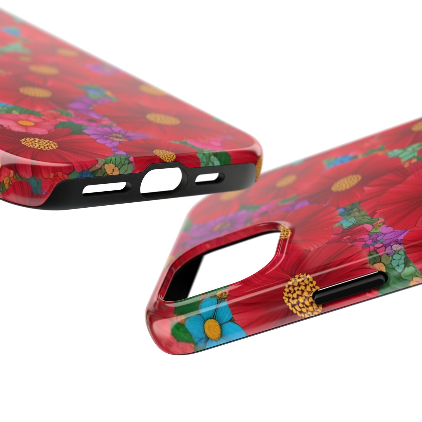 Tough Phone Cases - Beautiful Bold Red Poppies