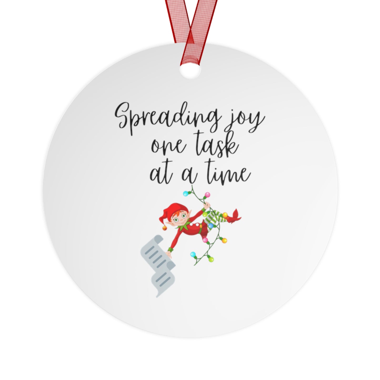 Personalized Metal Ornaments "My Favorite Receptionist" to Show Appreciation