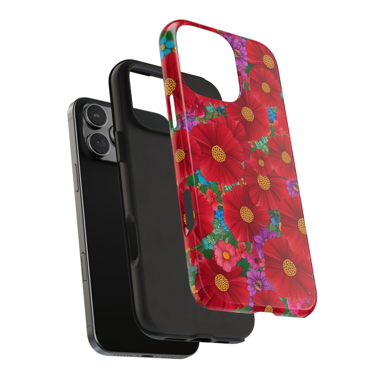 Tough Phone Cases - Beautiful Bold Red Poppies