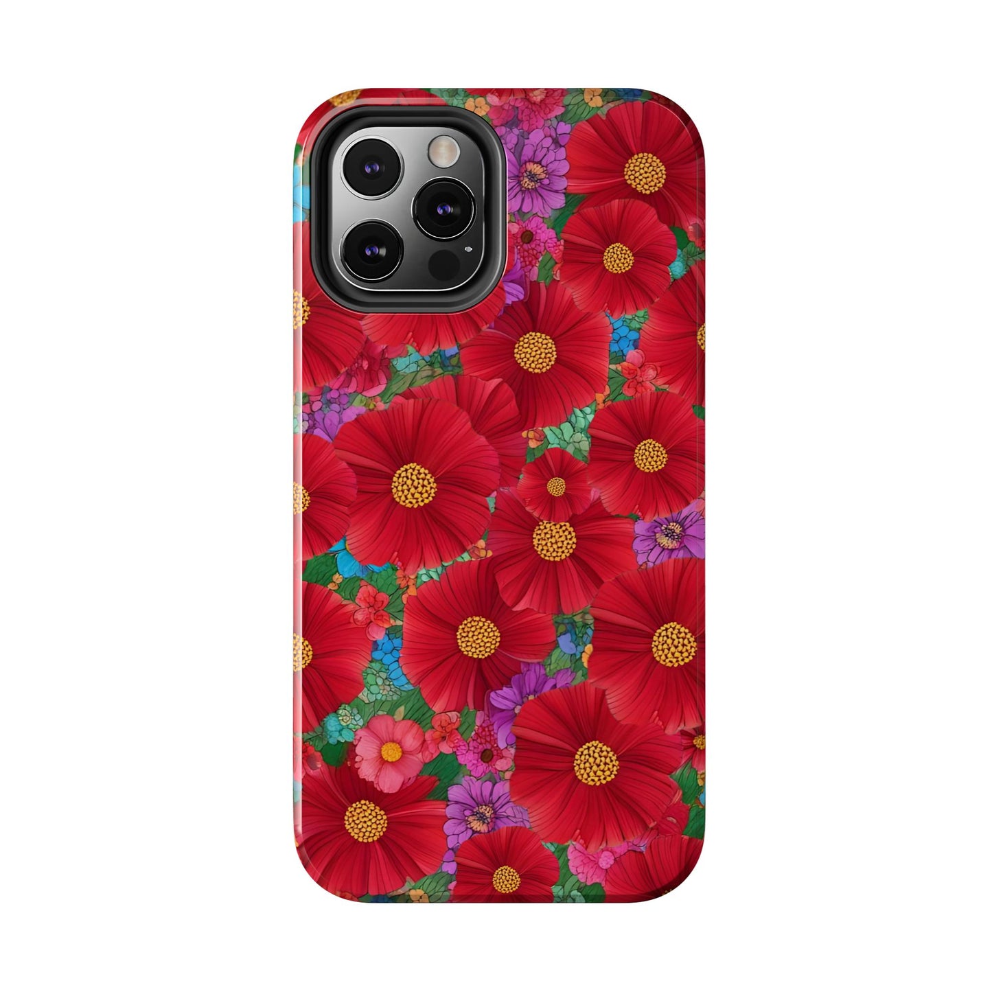 Tough Phone Cases - Beautiful Bold Red Poppies