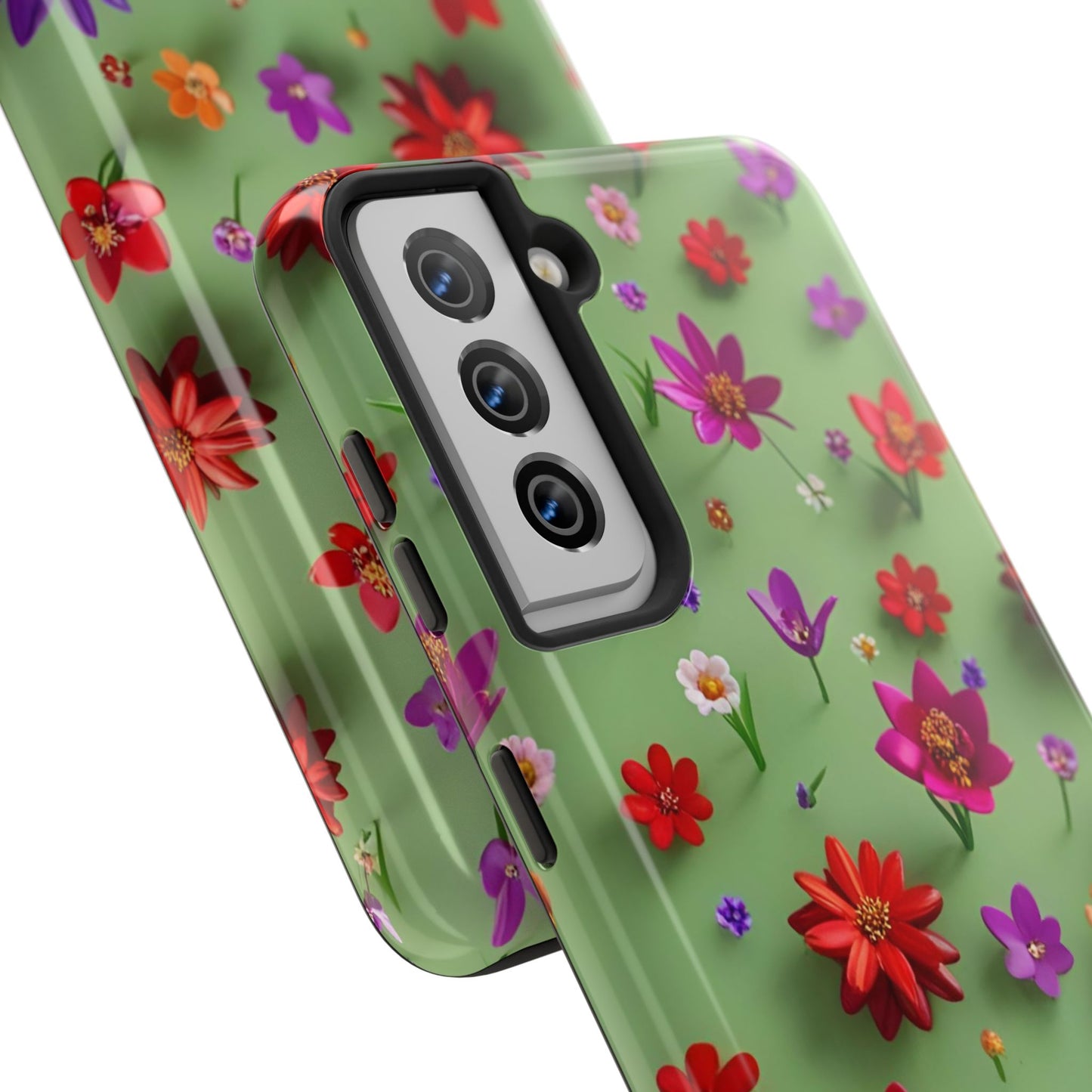 Tough Phone Cases - Summer Flowers in 3D