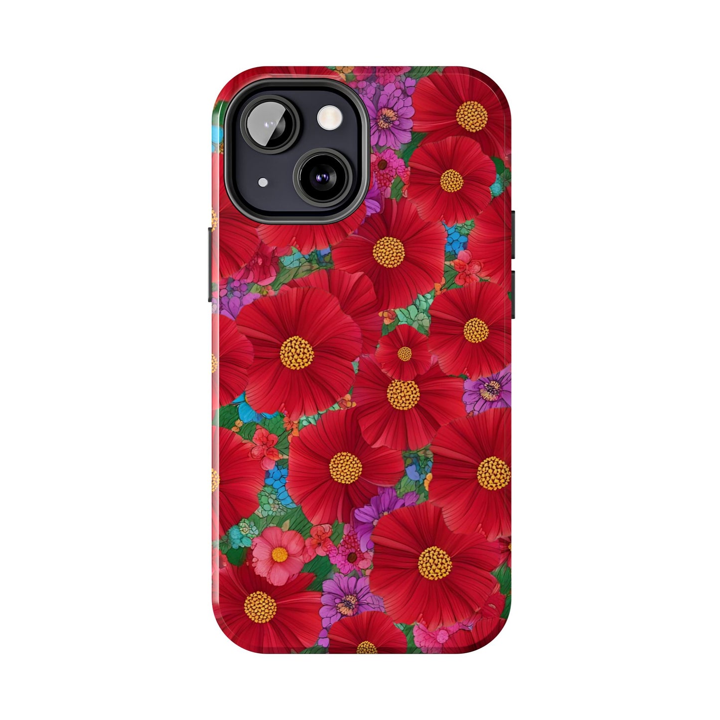 Tough Phone Cases - Beautiful Bold Red Poppies