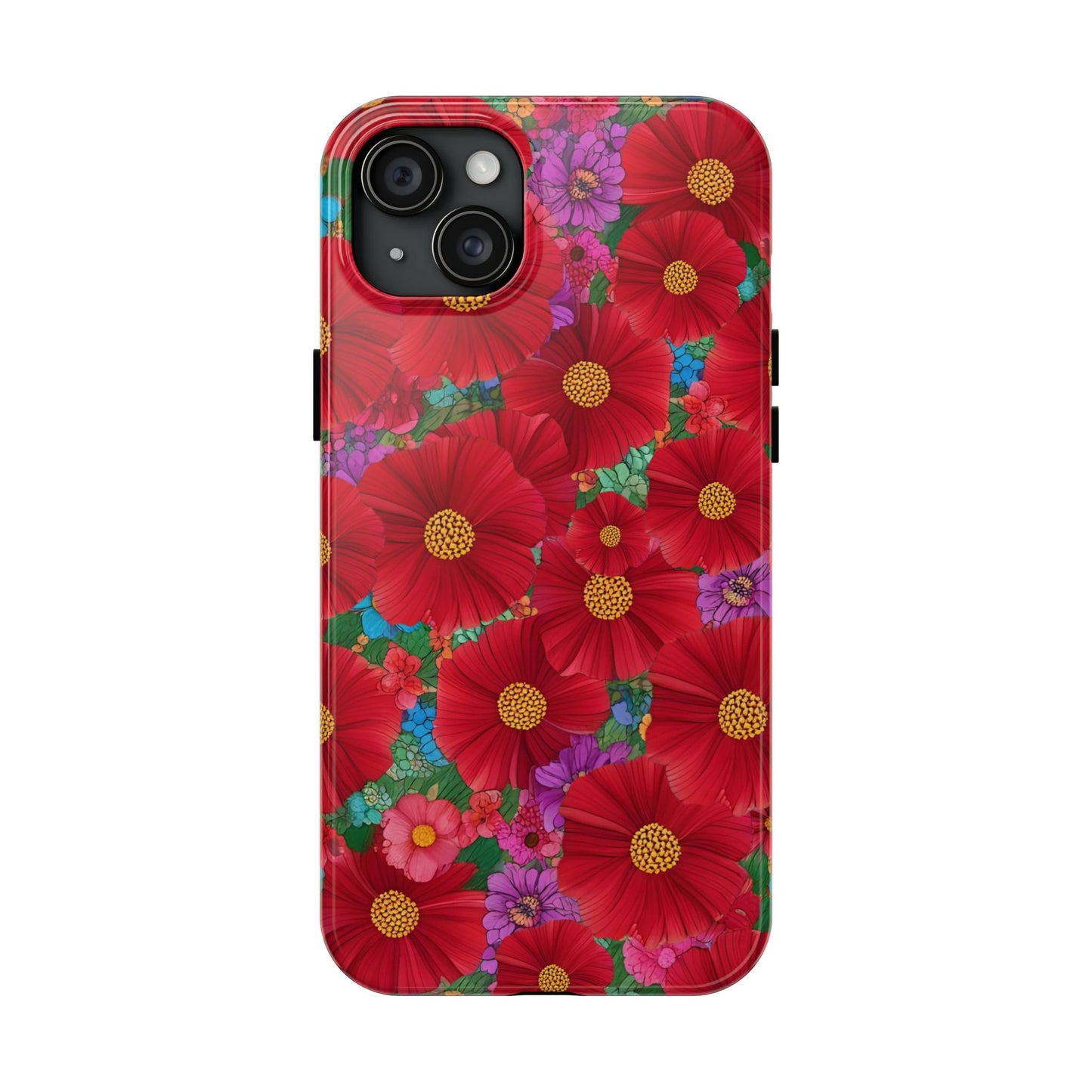 Tough Phone Cases - Beautiful Bold Red Poppies
