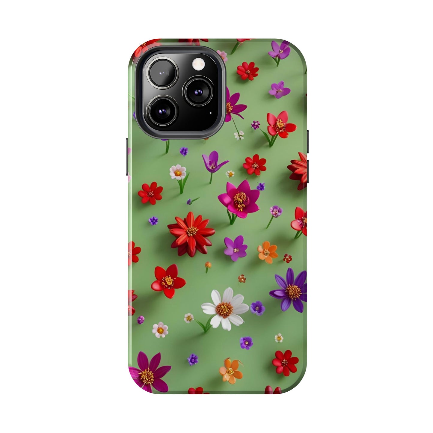 Tough Phone Cases - Summer Flowers in 3D