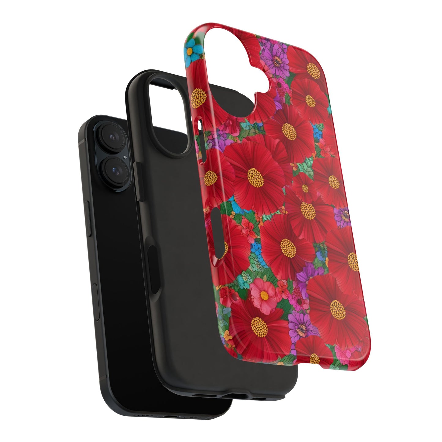 Tough Phone Cases - Beautiful Bold Red Poppies