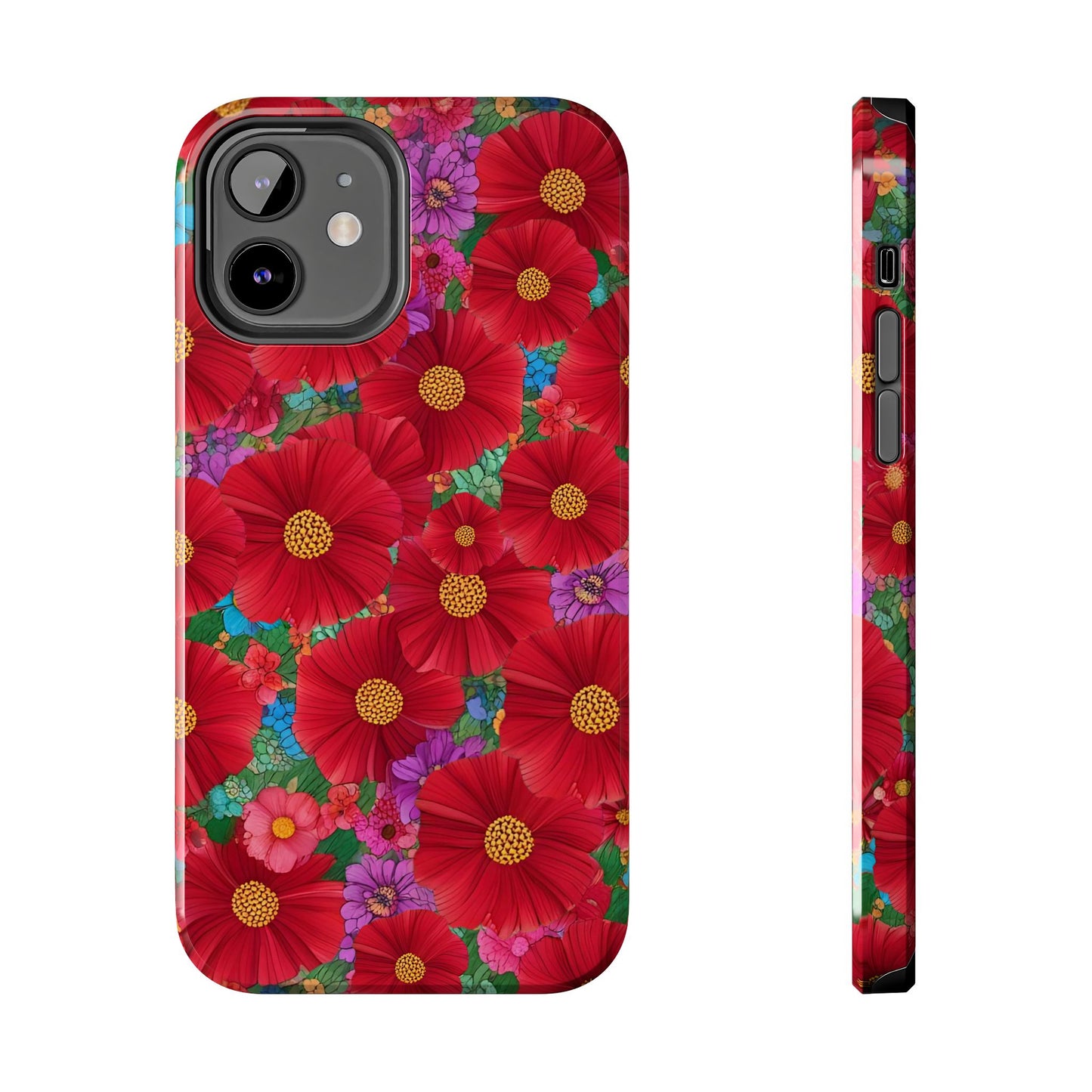 Tough Phone Cases - Beautiful Bold Red Poppies