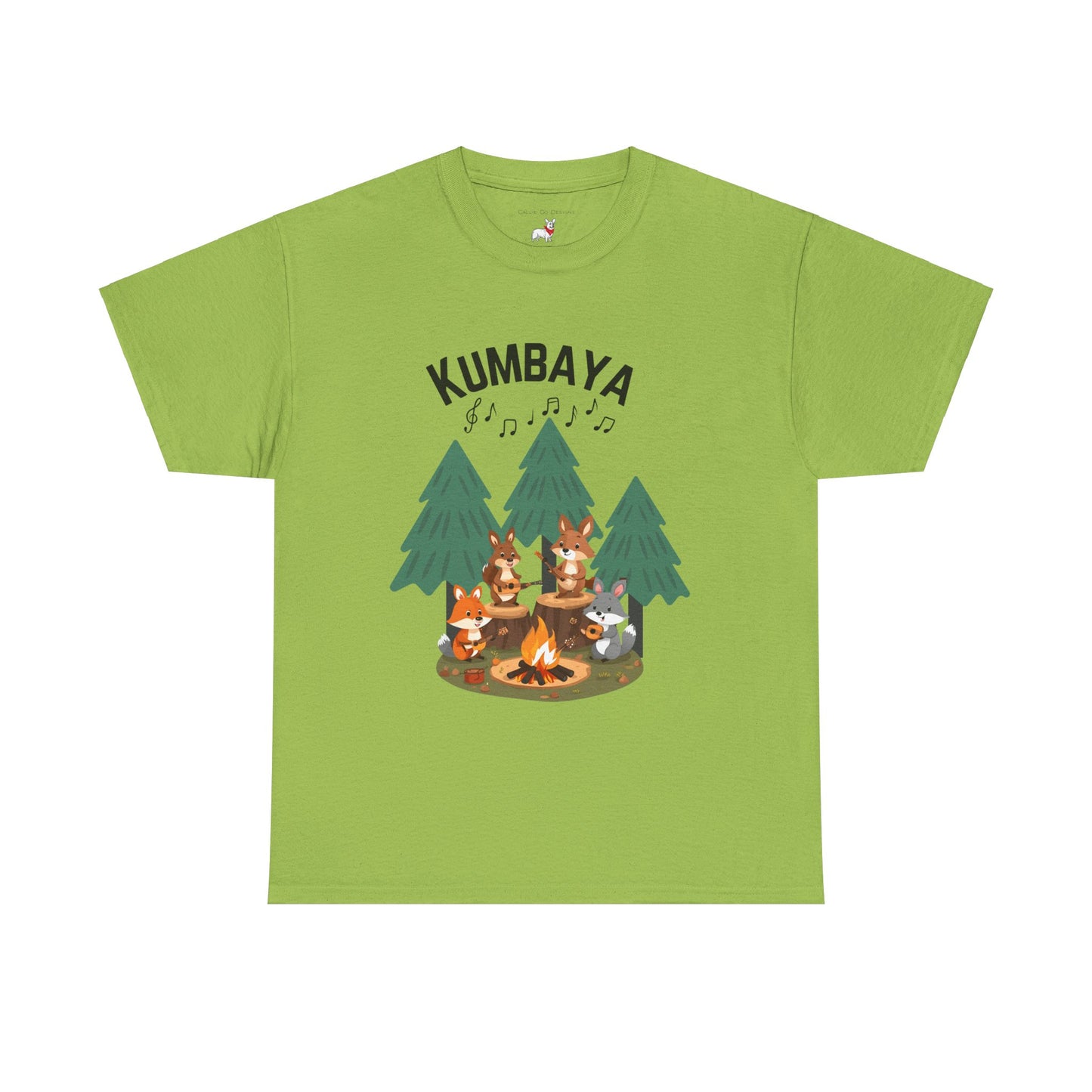 Playful Camping Tee Kumbaya Singing around the Campfire - Men's