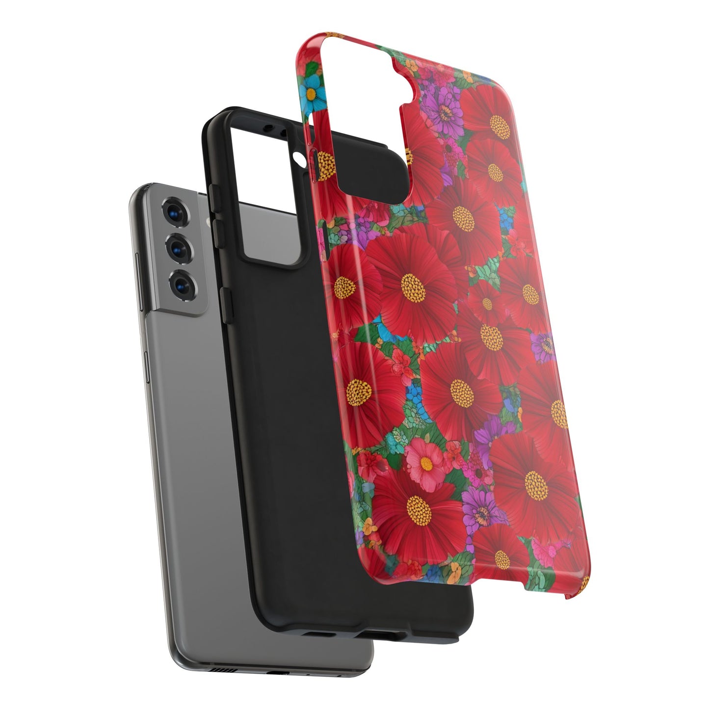 Tough Phone Cases - Beautiful Bold Red Poppies