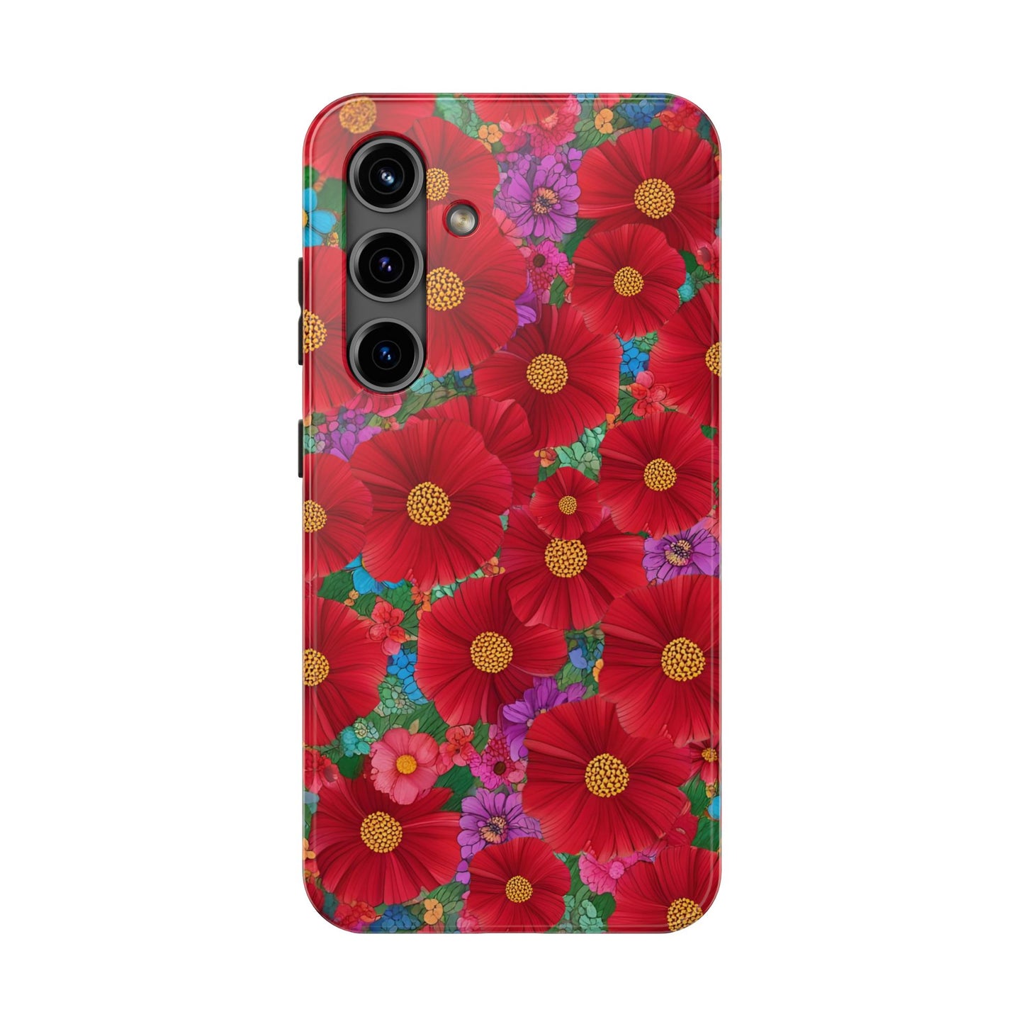 Tough Phone Cases - Beautiful Bold Red Poppies