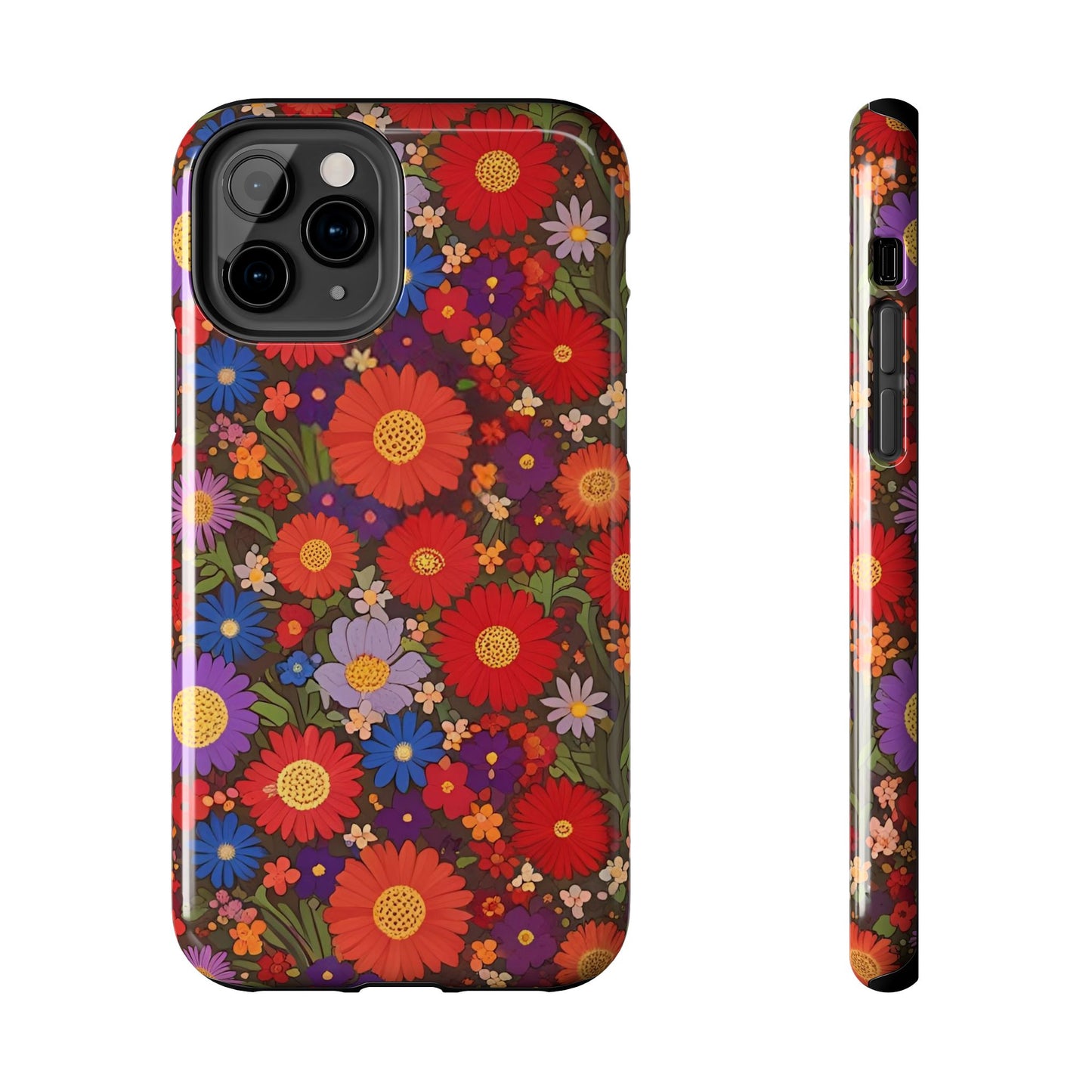 Tough Phone Cases - Vintage Flowers
