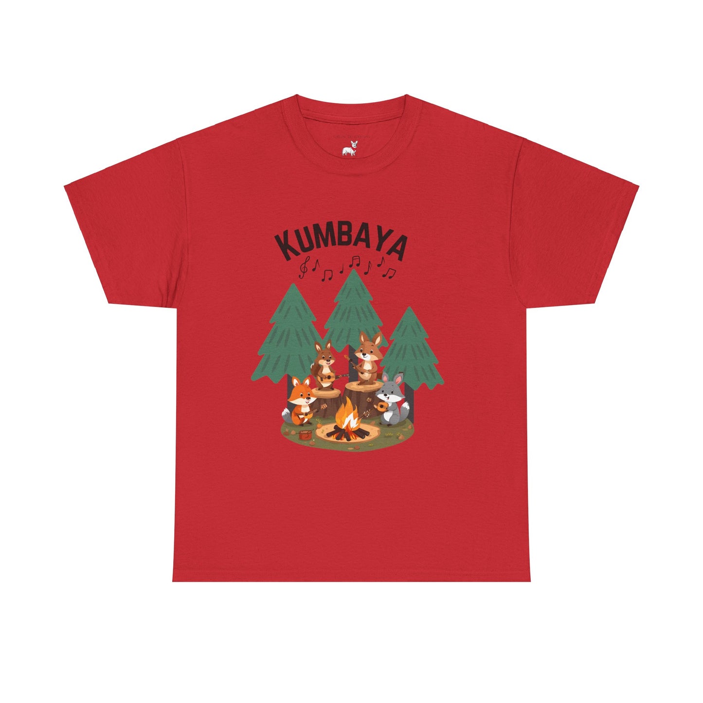 Playful Camping Tee Kumbaya Singing around the Campfire - Men's