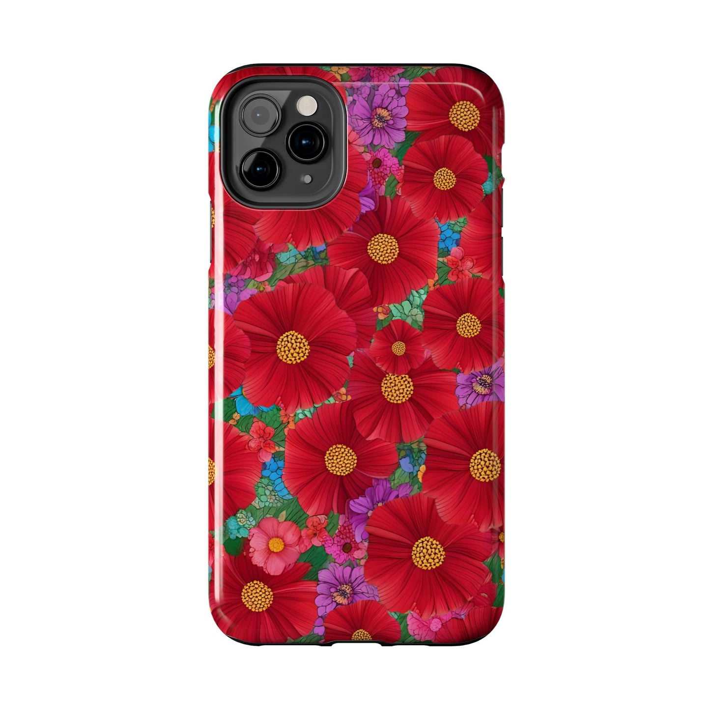 Tough Phone Cases - Beautiful Bold Red Poppies