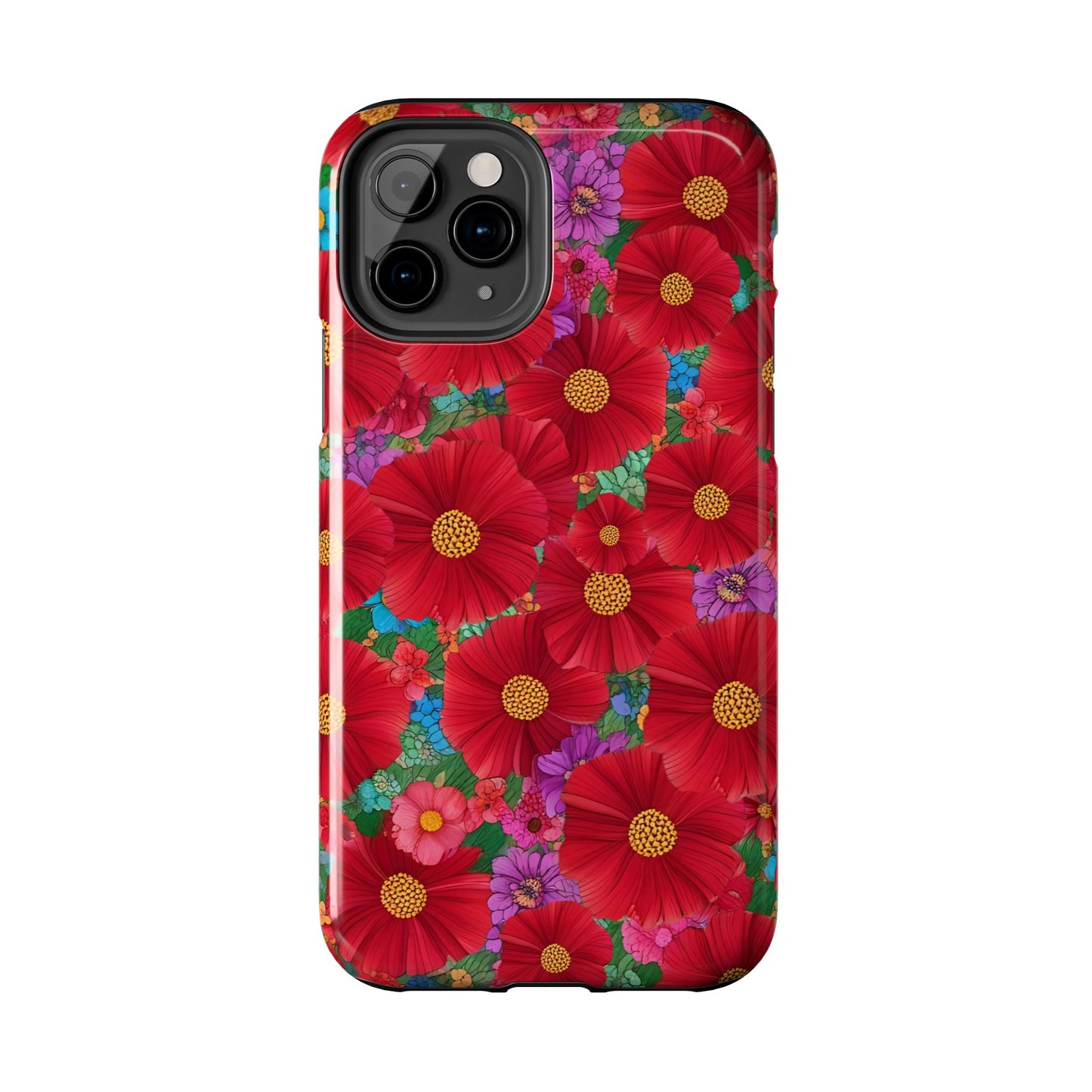 Tough Phone Cases - Beautiful Bold Red Poppies