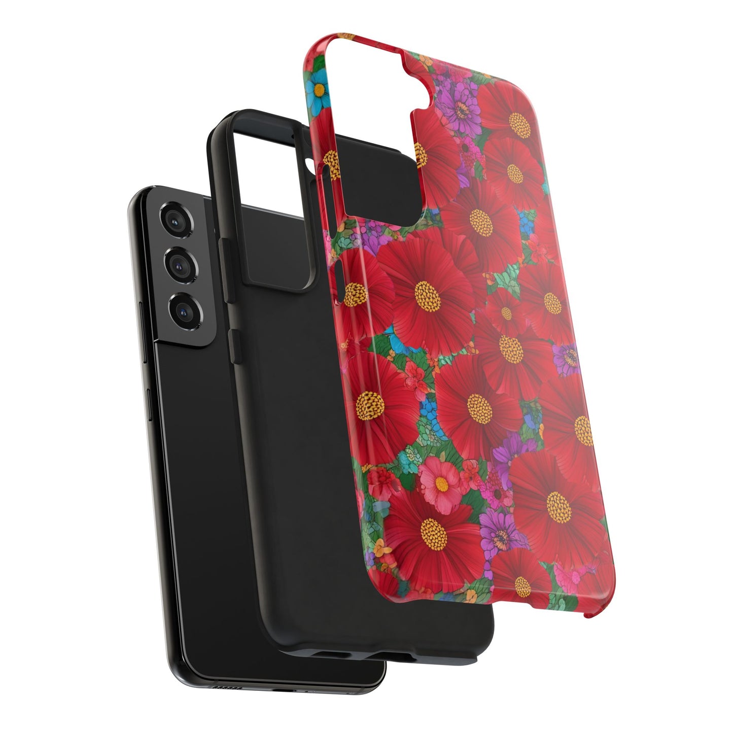 Tough Phone Cases - Beautiful Bold Red Poppies
