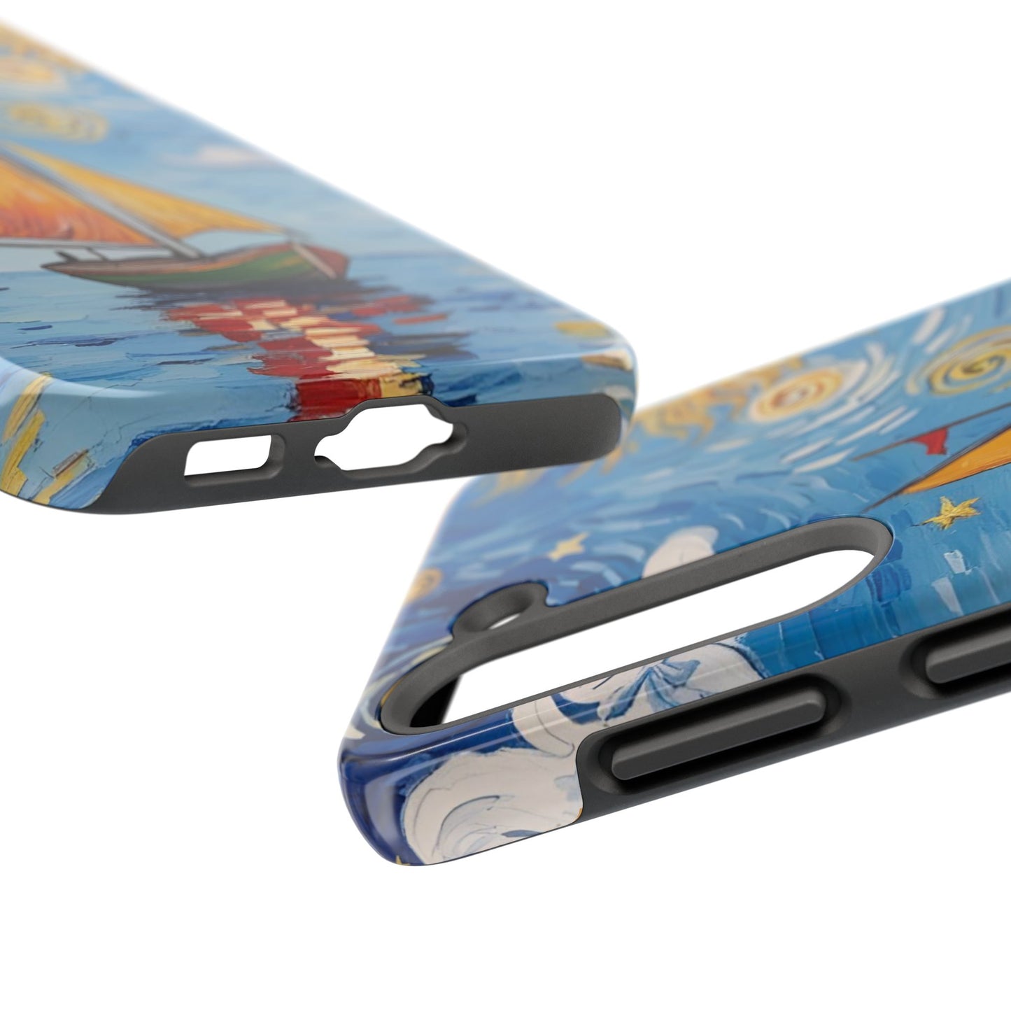 Phone Case - Sailboat Artsy Pattern Tough Phone Case