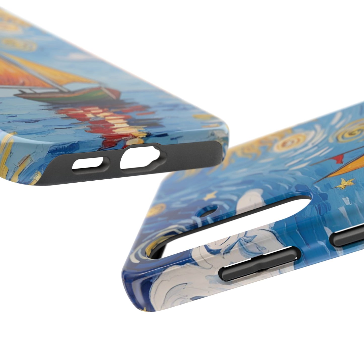 Phone Case - Sailboat Artsy Pattern Tough Phone Case
