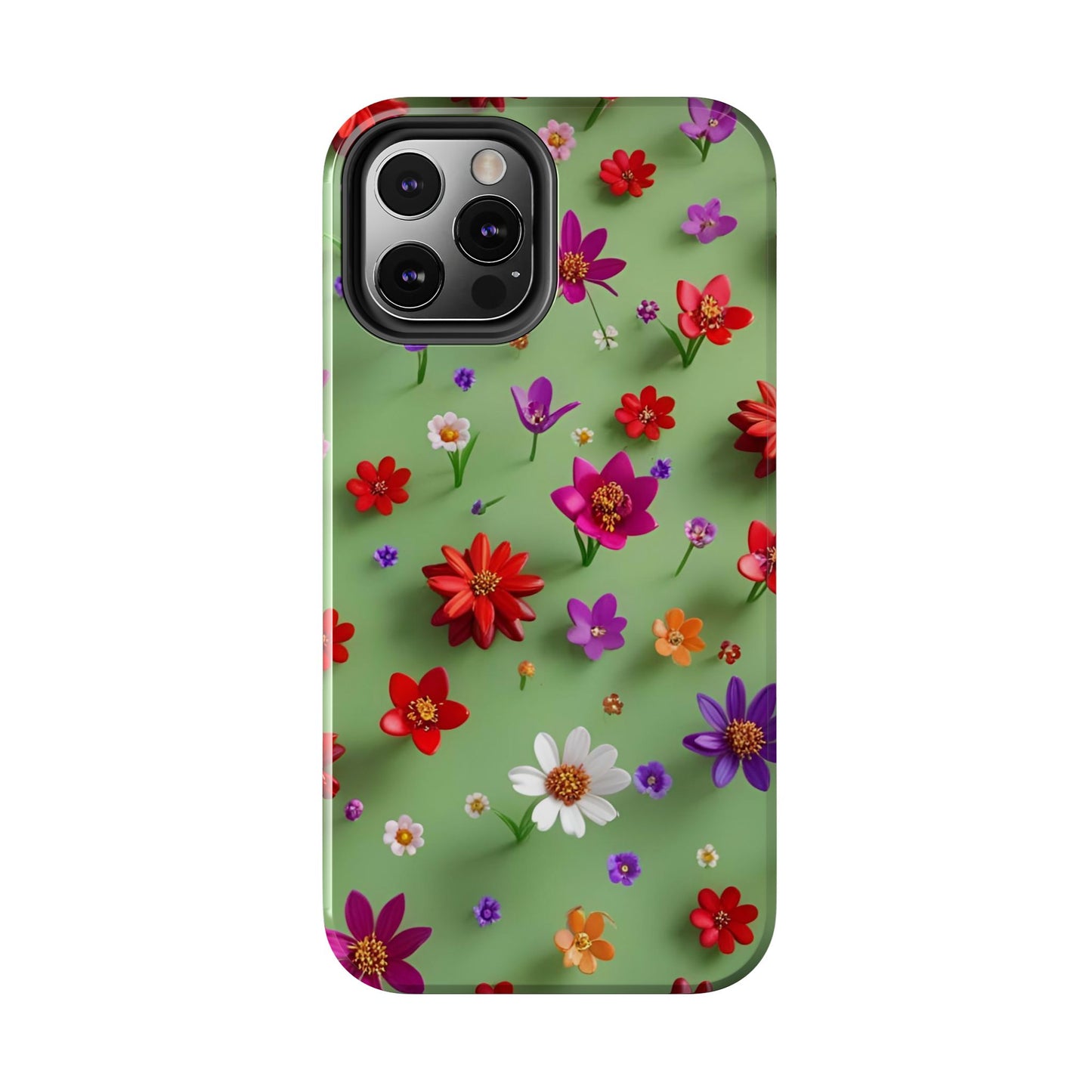Tough Phone Cases - Summer Flowers in 3D