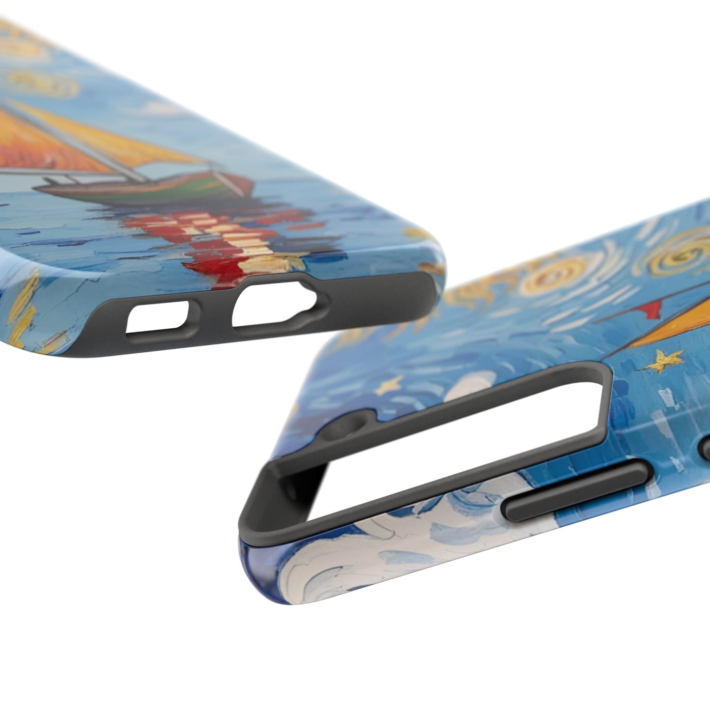 Phone Case - Sailboat Artsy Pattern Tough Phone Case