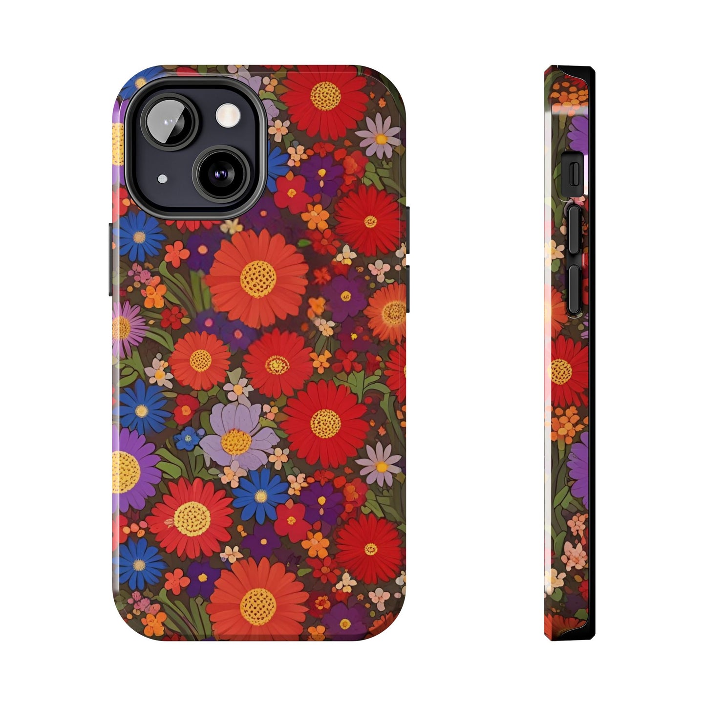 Tough Phone Cases - Vintage Flowers