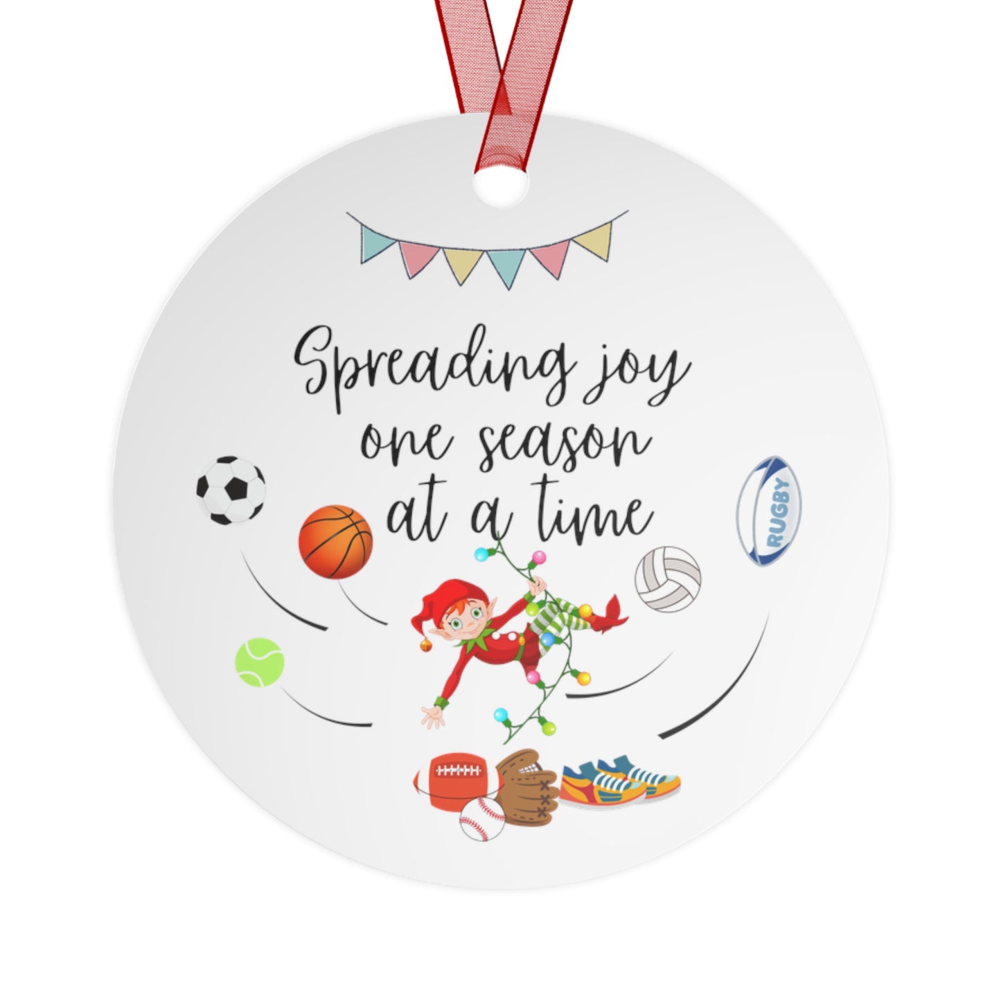 Personalized Metal Ornaments "My Favorite Coach" to Show Appreciation