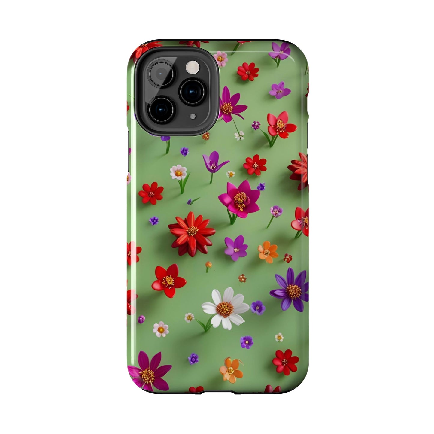Tough Phone Cases - Summer Flowers in 3D