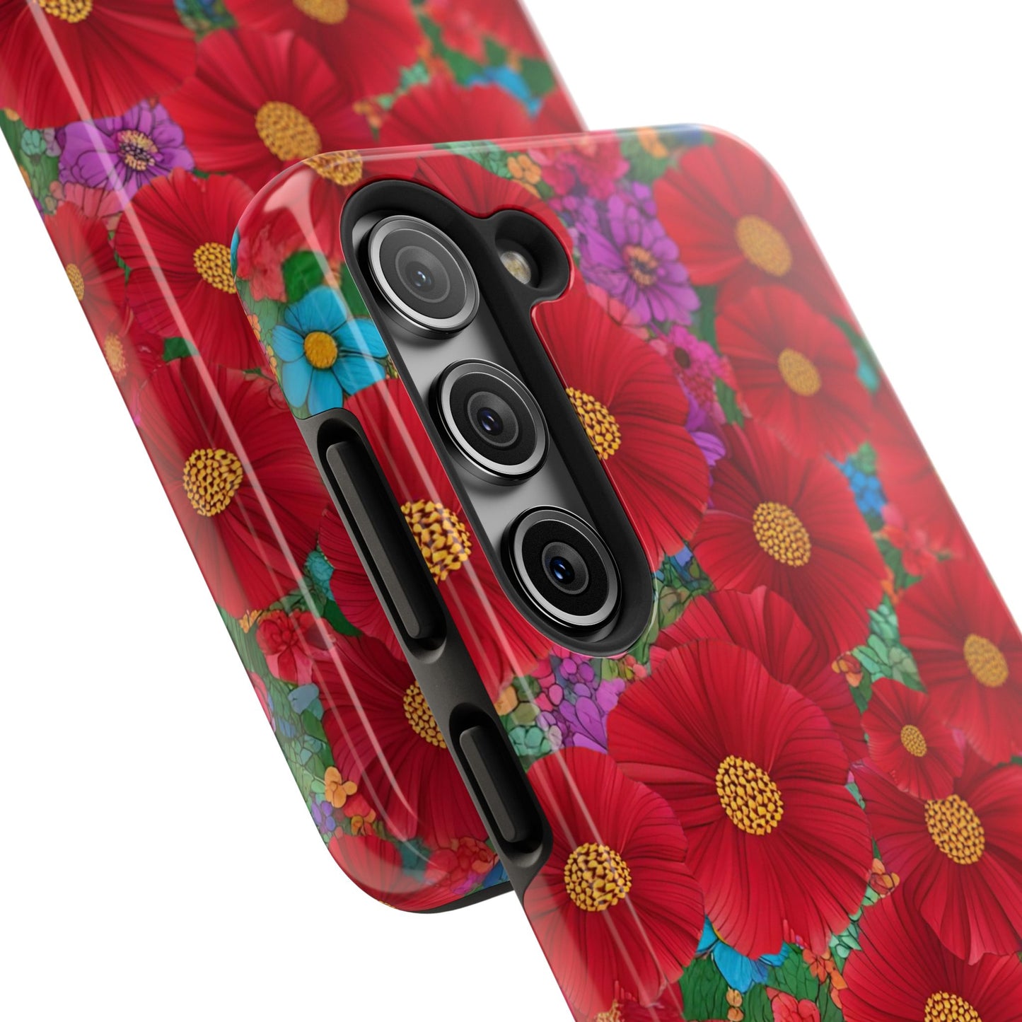 Tough Phone Cases - Beautiful Bold Red Poppies