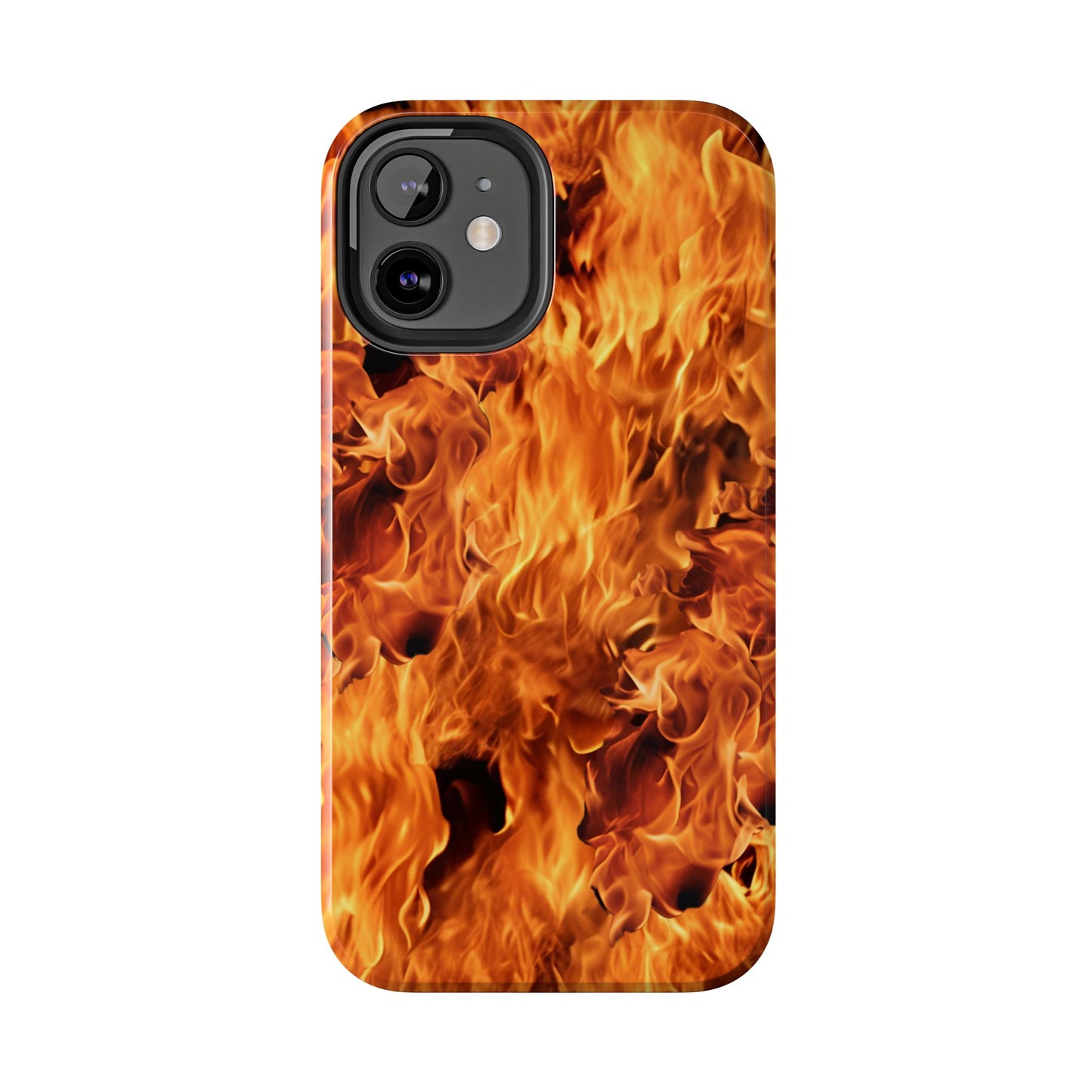 Fire Flame Design Tough Phone Case for iPhone and Samsung Smartphones