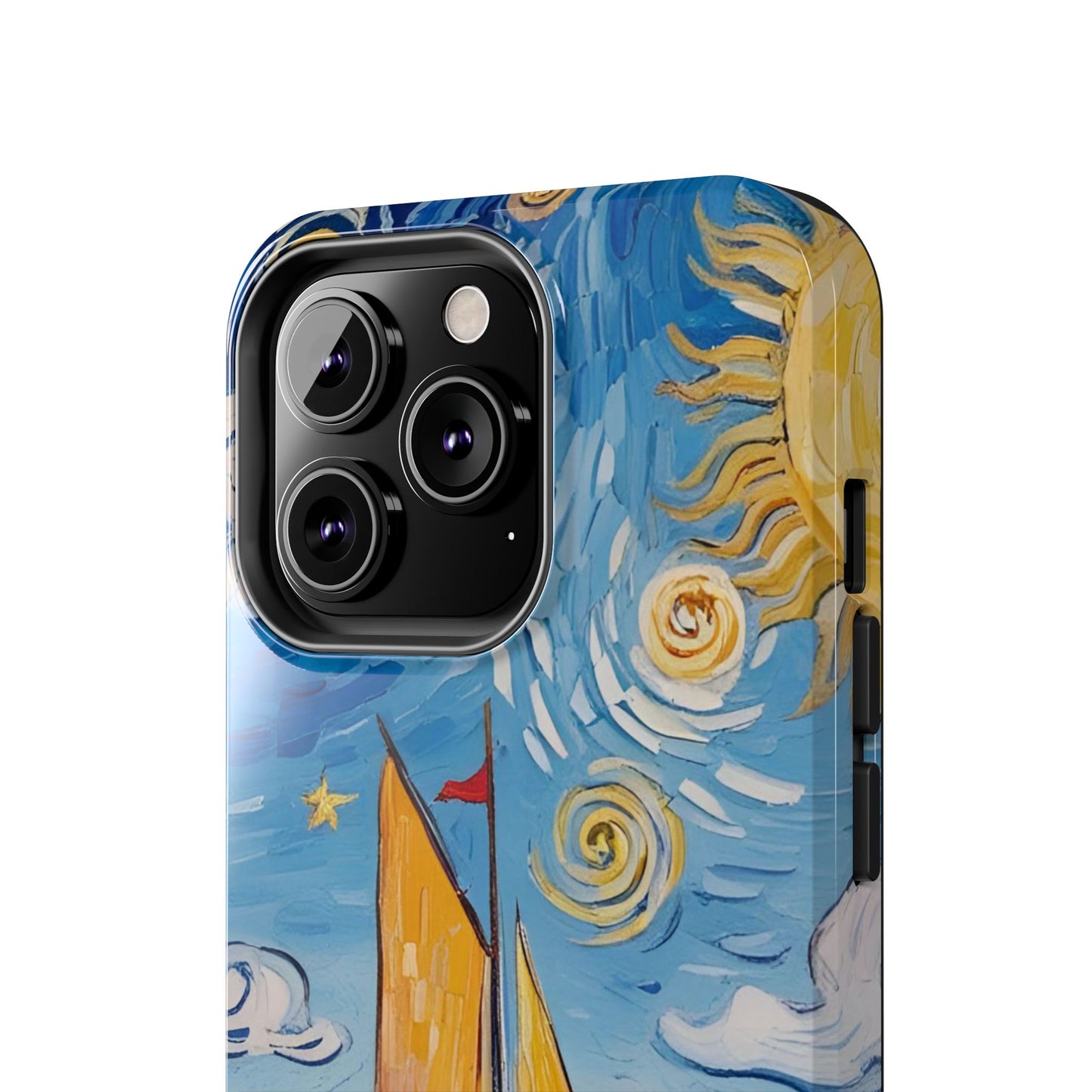 Phone Case - Sailboat Artsy Pattern Tough Phone Case