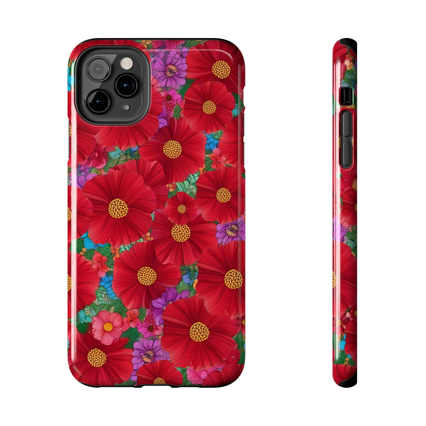 Tough Phone Cases - Beautiful Bold Red Poppies
