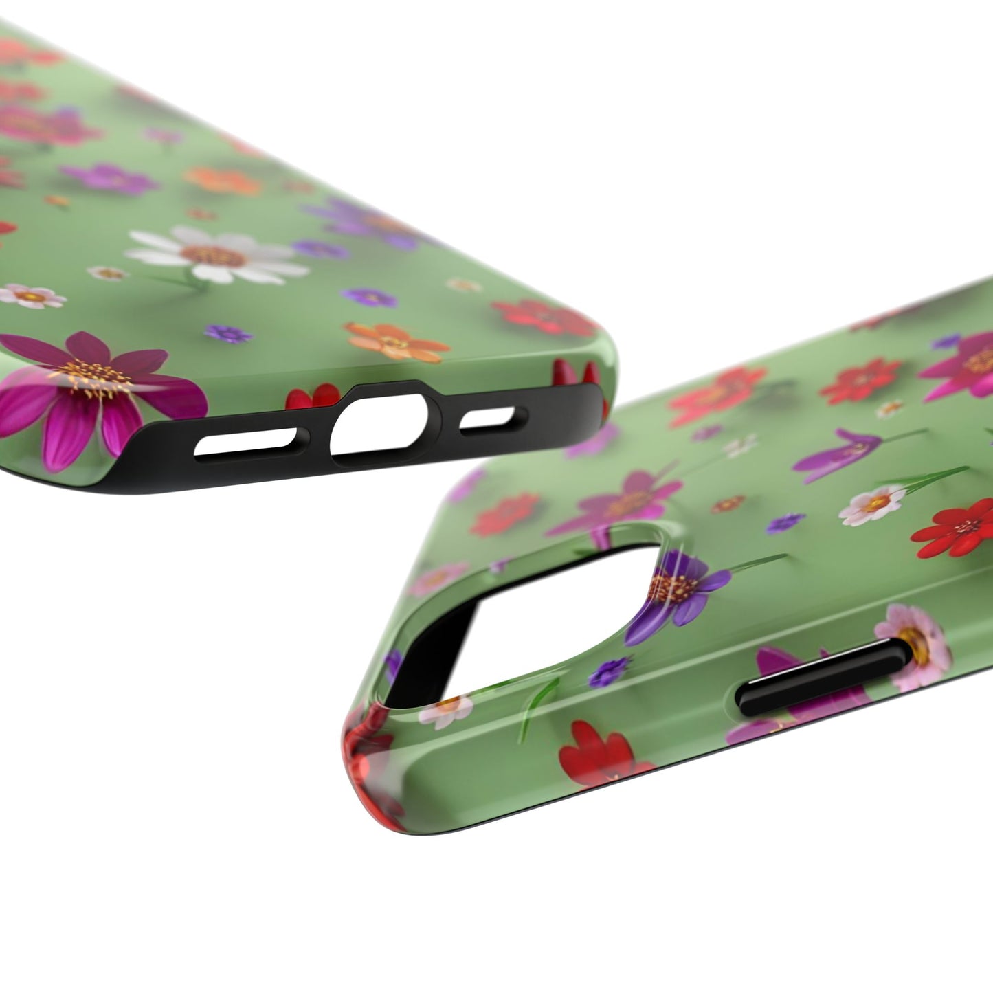 Tough Phone Cases - Summer Flowers in 3D