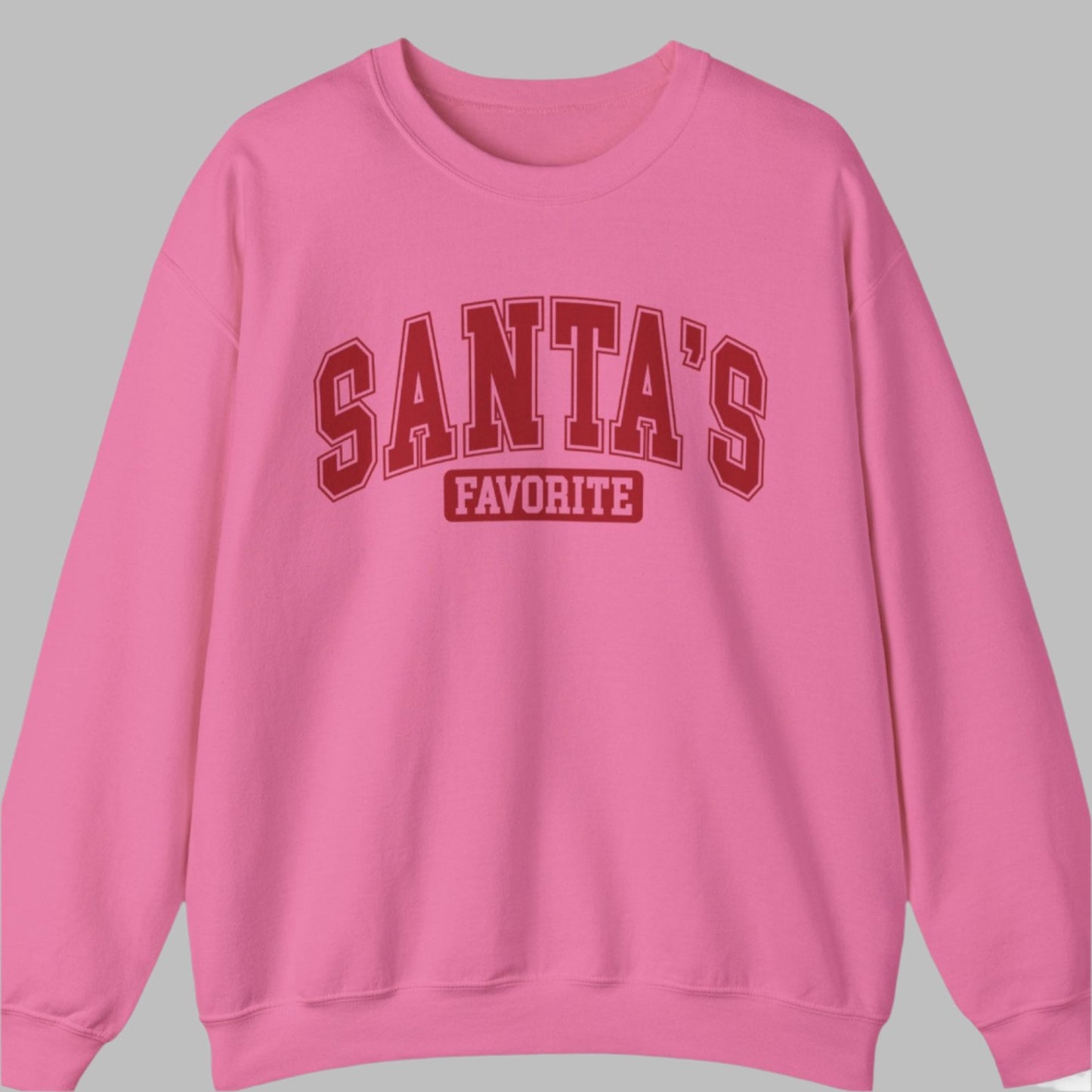 Crewneck Sweatshirt - SANTA'S FAVORITE Christmas Design