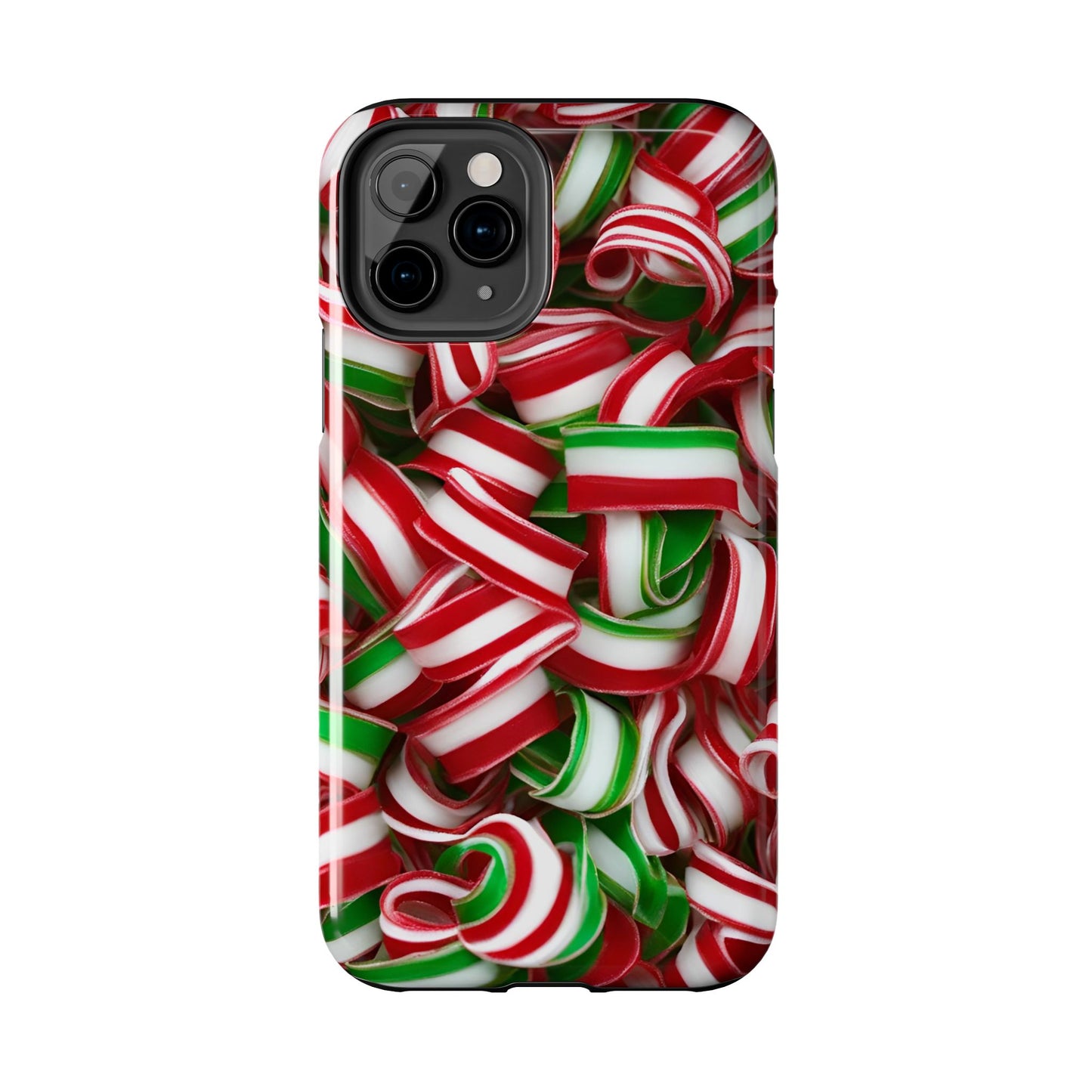 Christmas Ribbon Candy - Tough Phone Case for iPhone and Samsung Smartphones