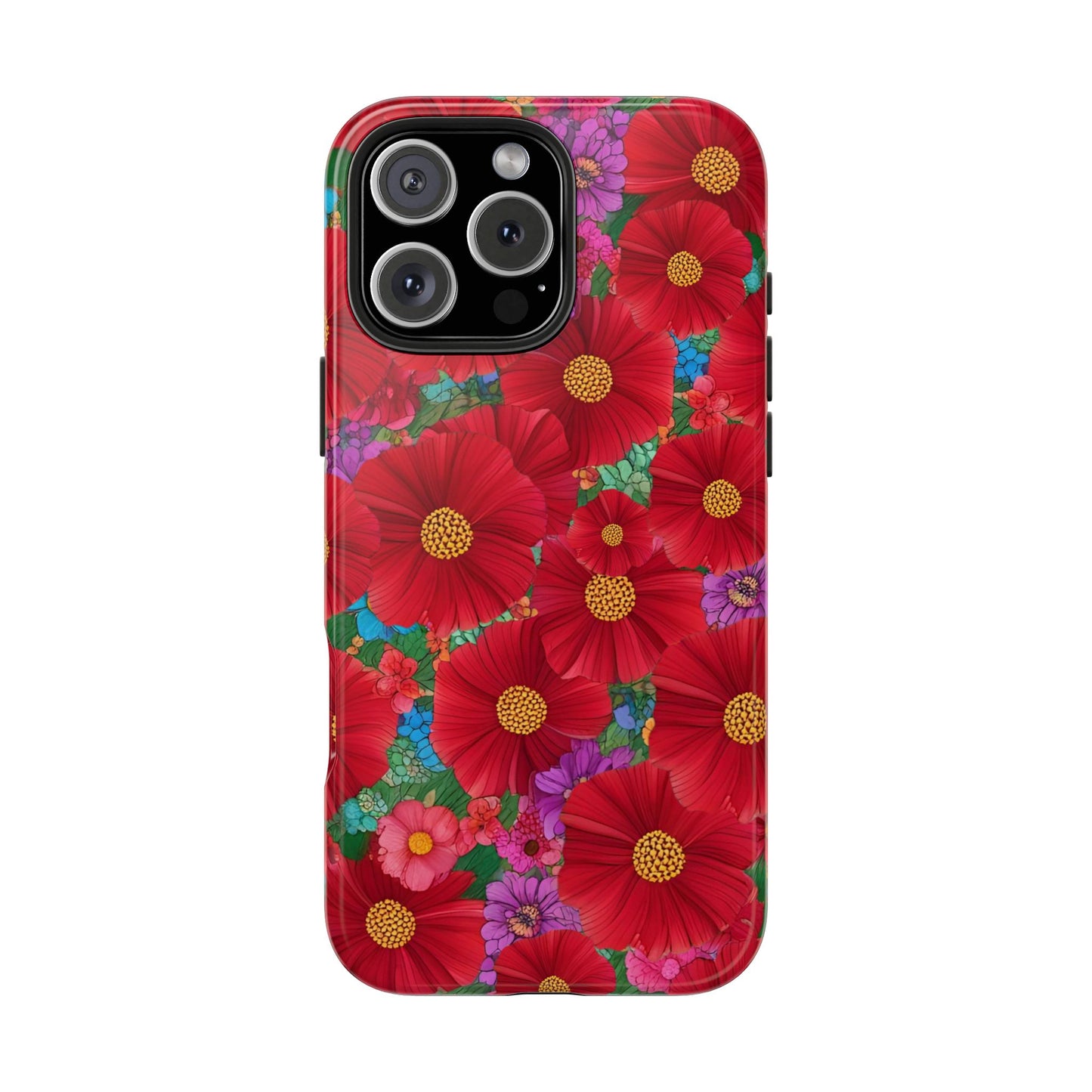 Tough Phone Cases - Beautiful Bold Red Poppies