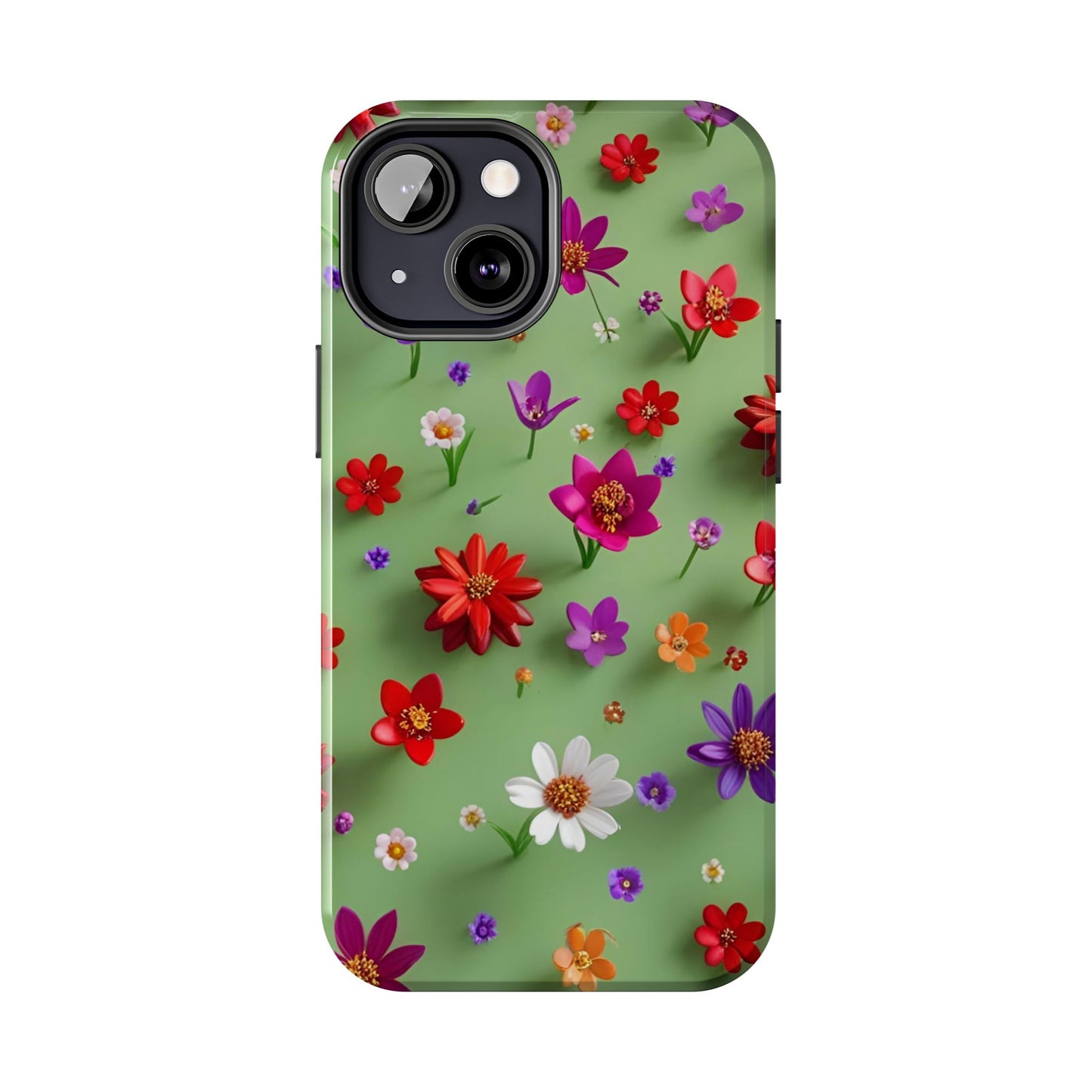 Tough Phone Cases - Summer Flowers in 3D