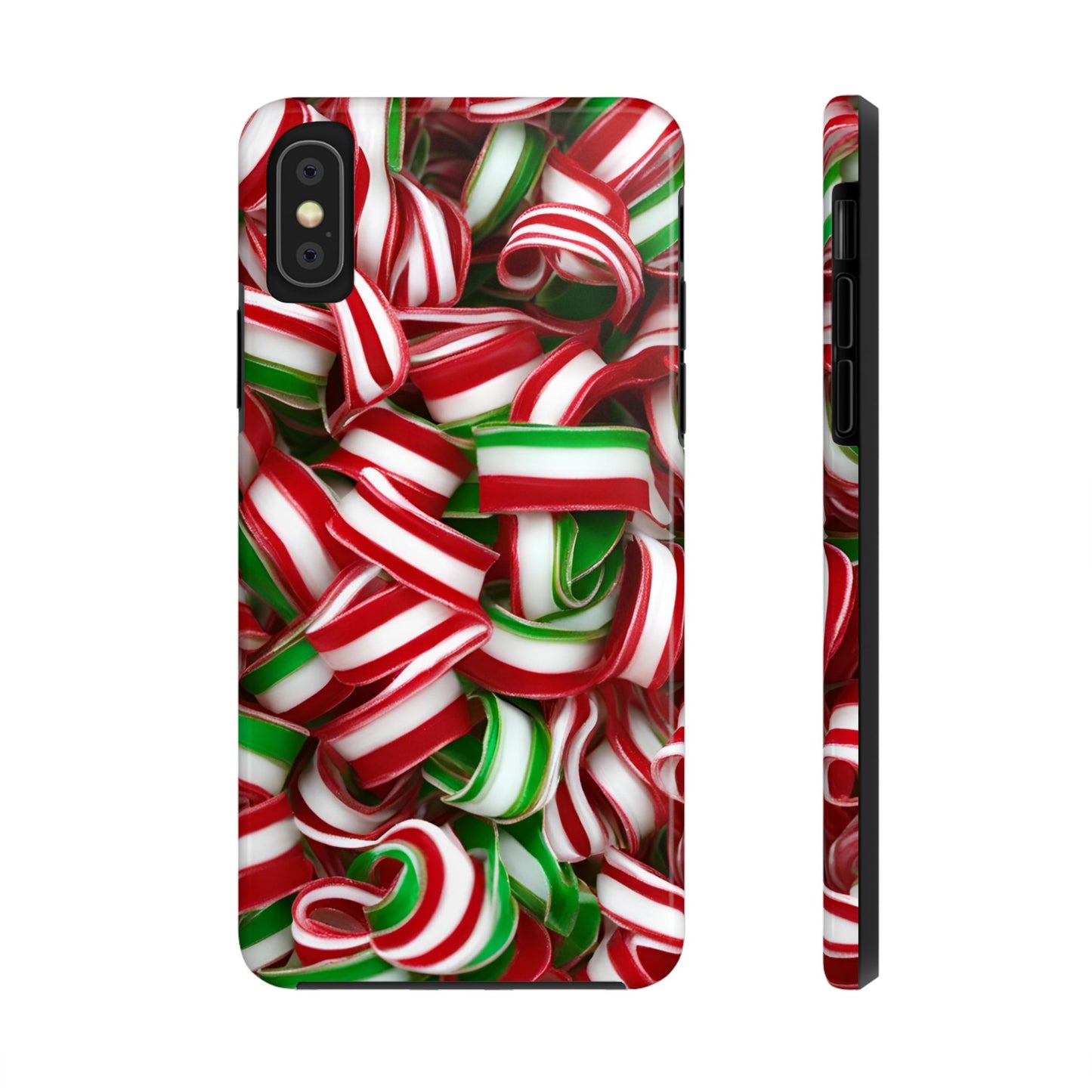 Christmas Ribbon Candy - Tough Phone Case for iPhone and Samsung Smartphones