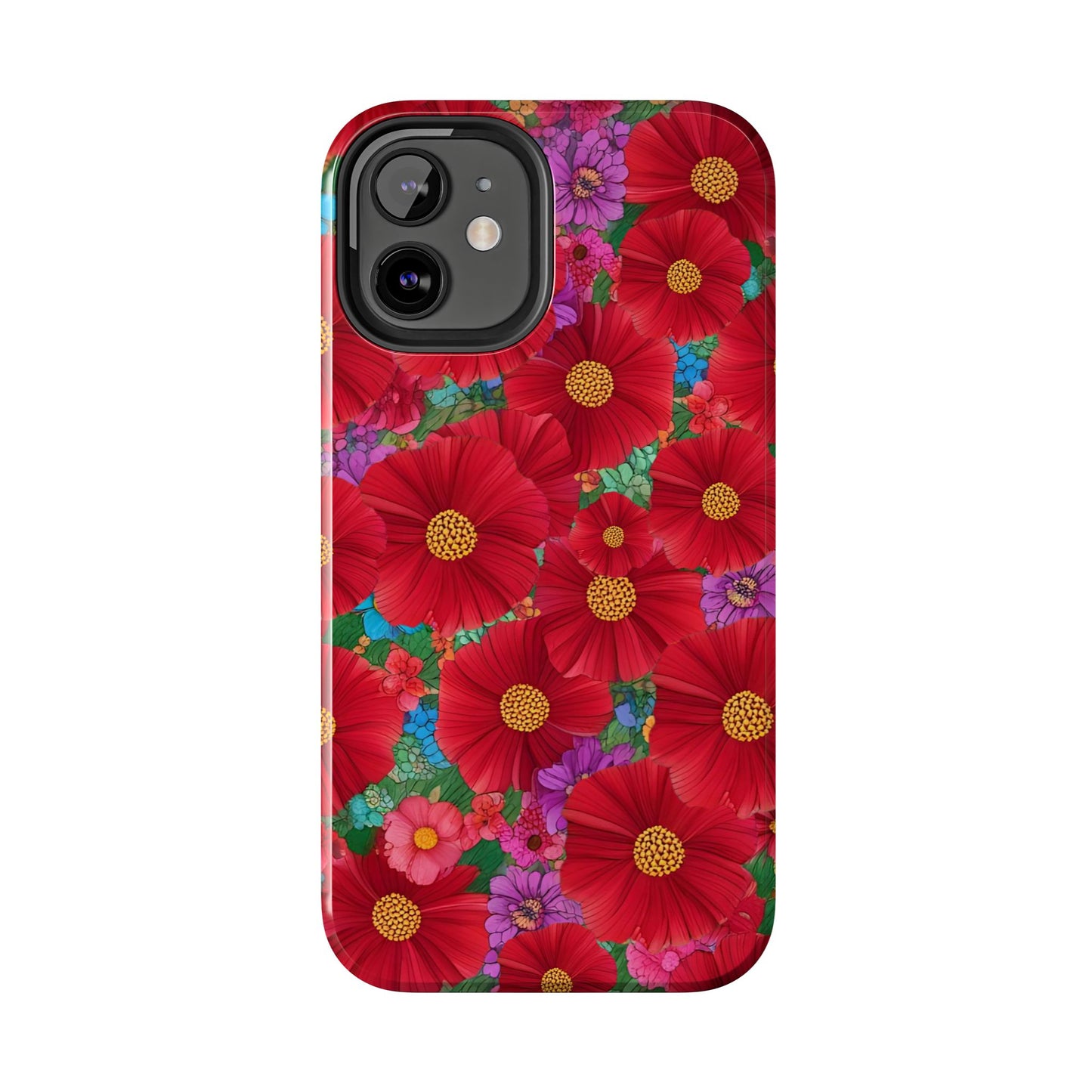 Tough Phone Cases - Beautiful Bold Red Poppies