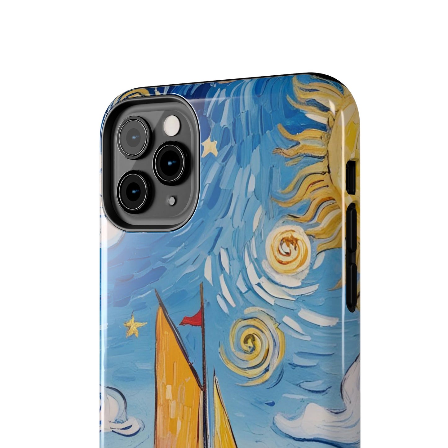 Phone Case - Sailboat Artsy Pattern Tough Phone Case