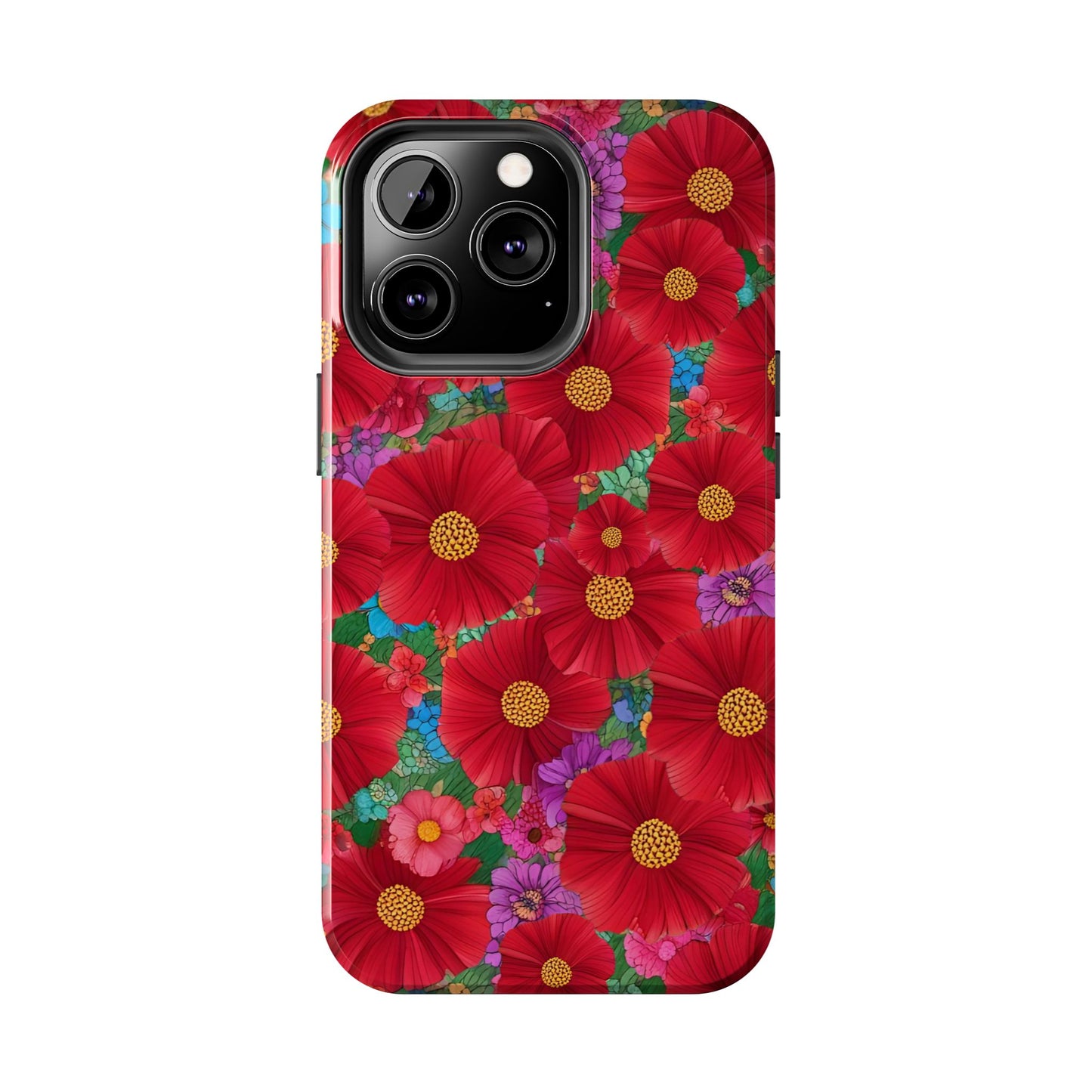 Tough Phone Cases - Beautiful Bold Red Poppies