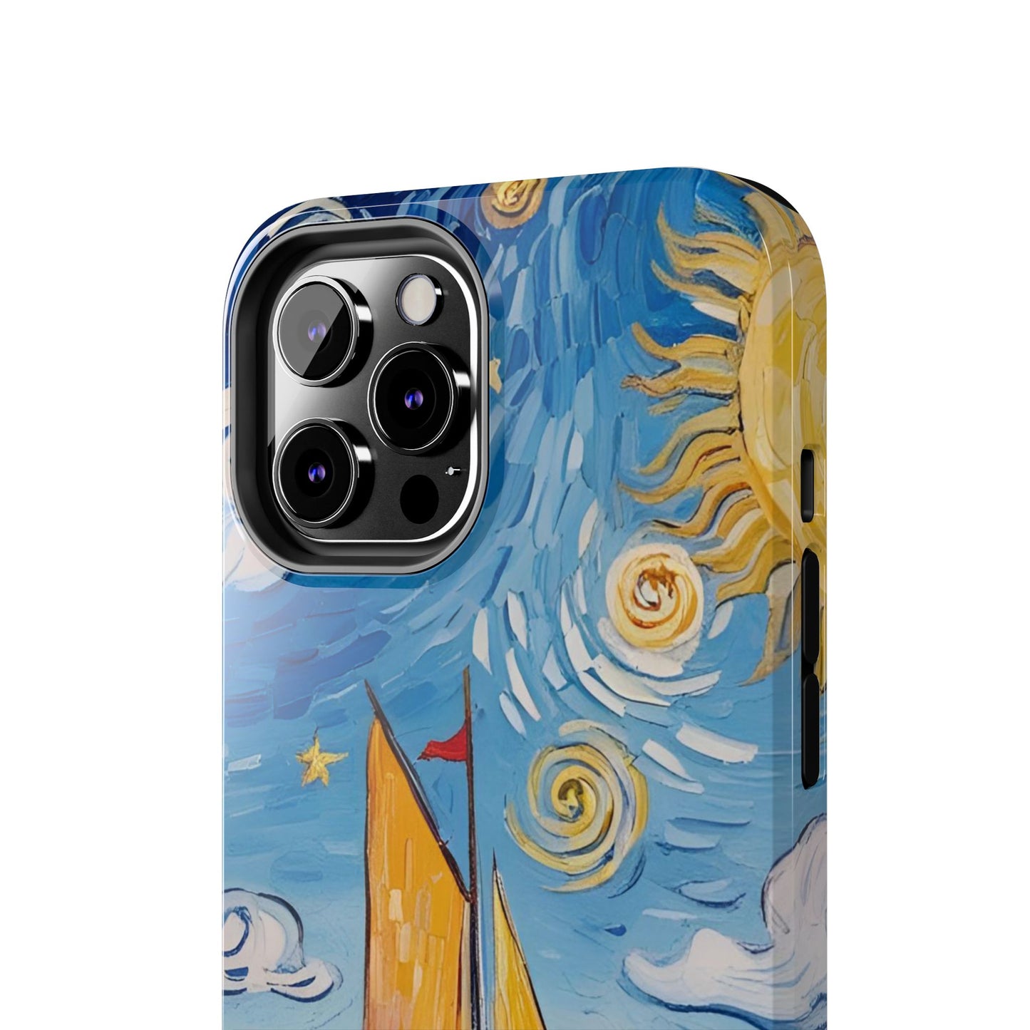 Phone Case - Sailboat Artsy Pattern Tough Phone Case