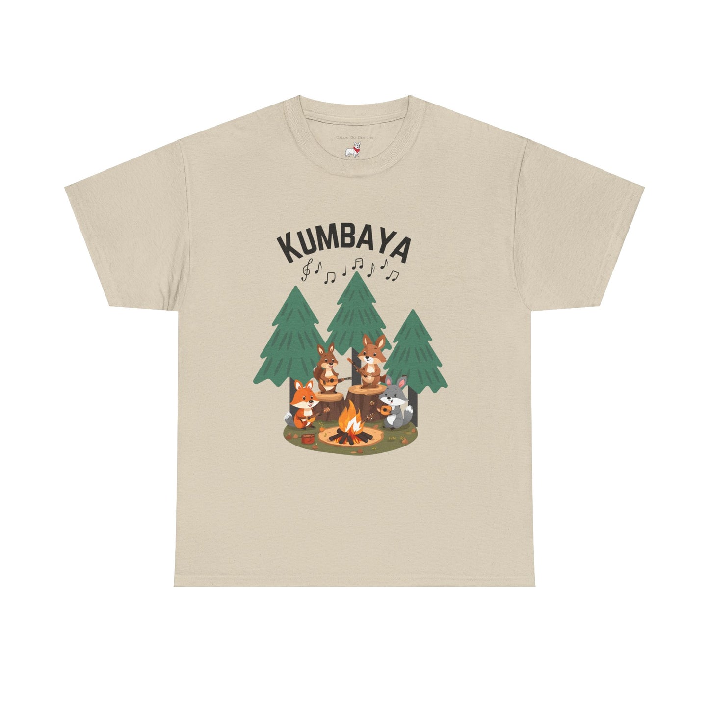 Playful Camping Tee Kumbaya Singing around the Campfire - Men's