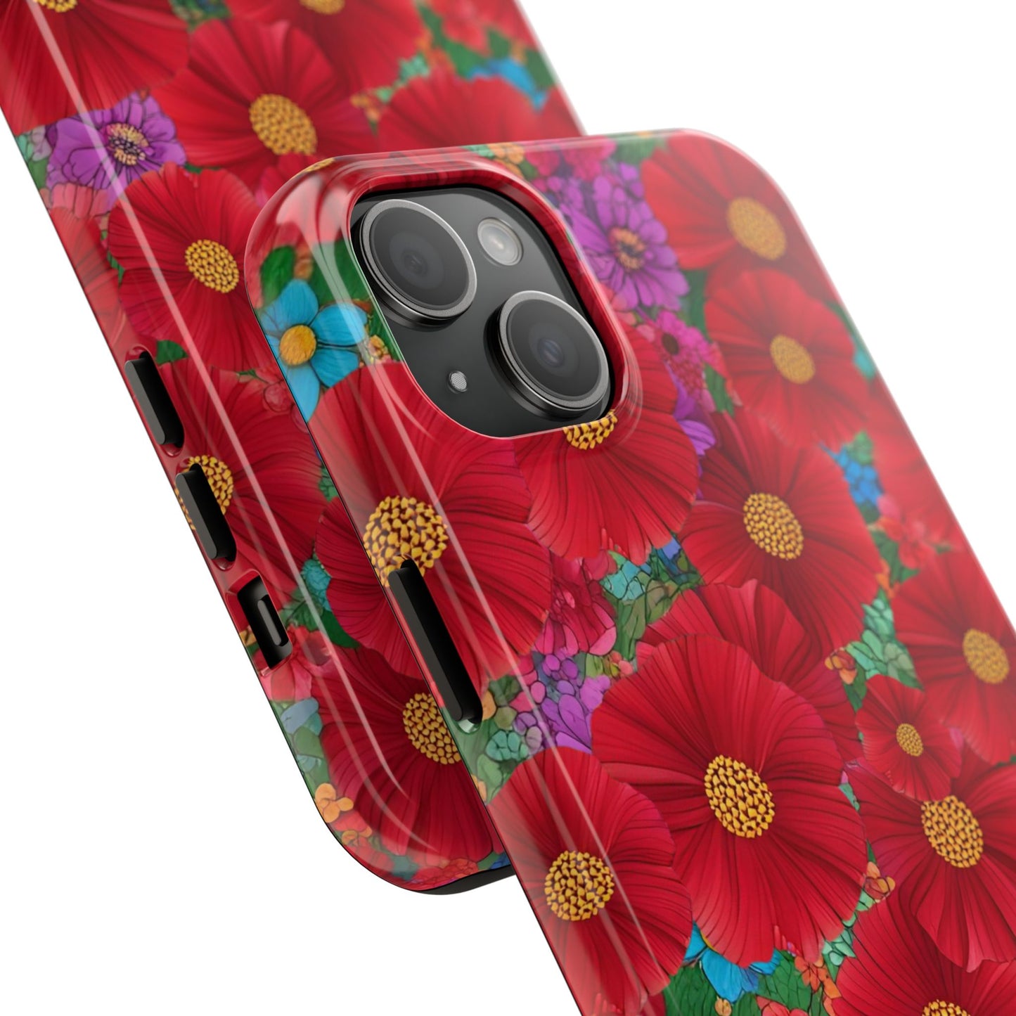 Tough Phone Cases - Beautiful Bold Red Poppies