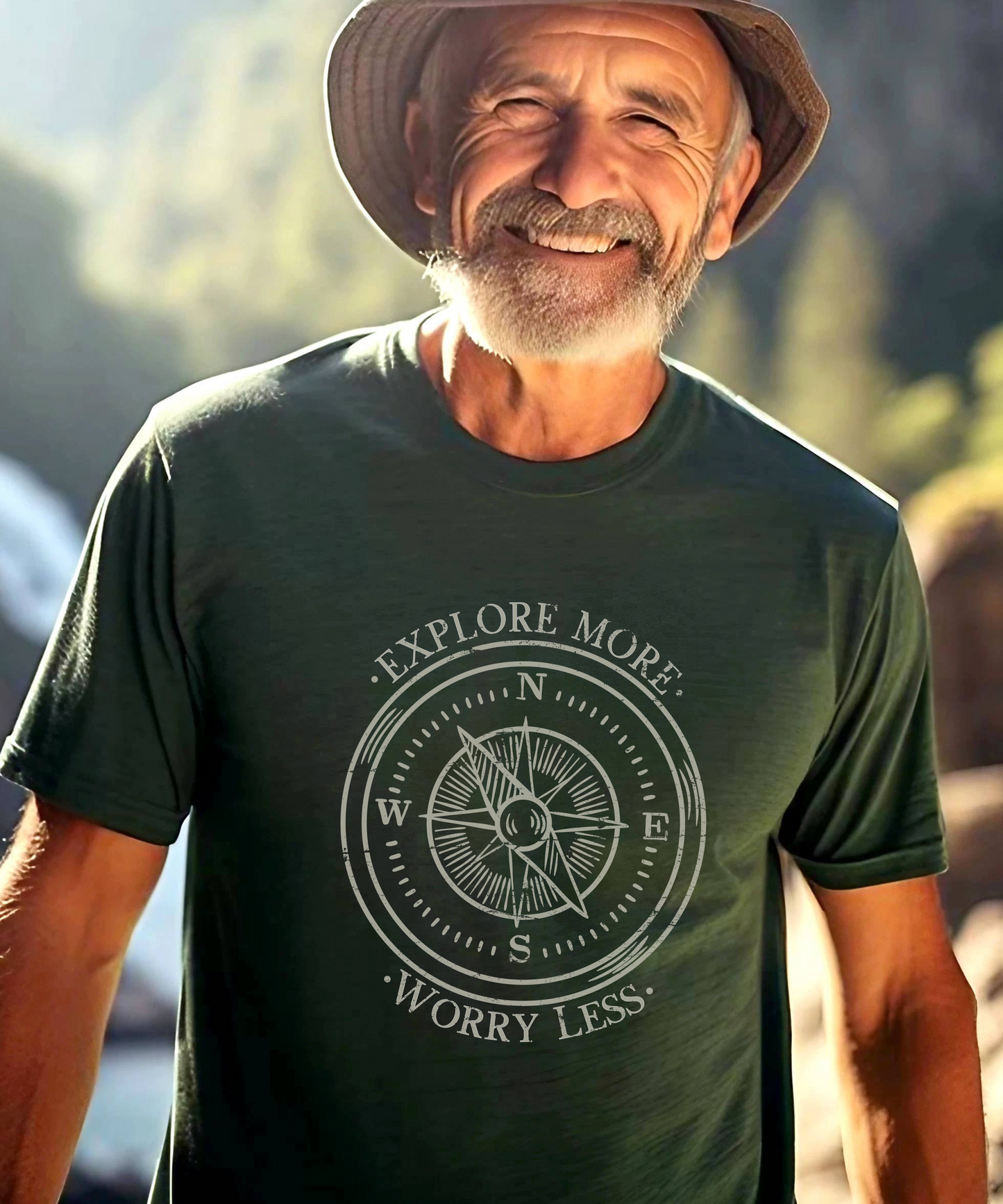 Explore More Worry Less Unisex Heavy Cotton - Men's