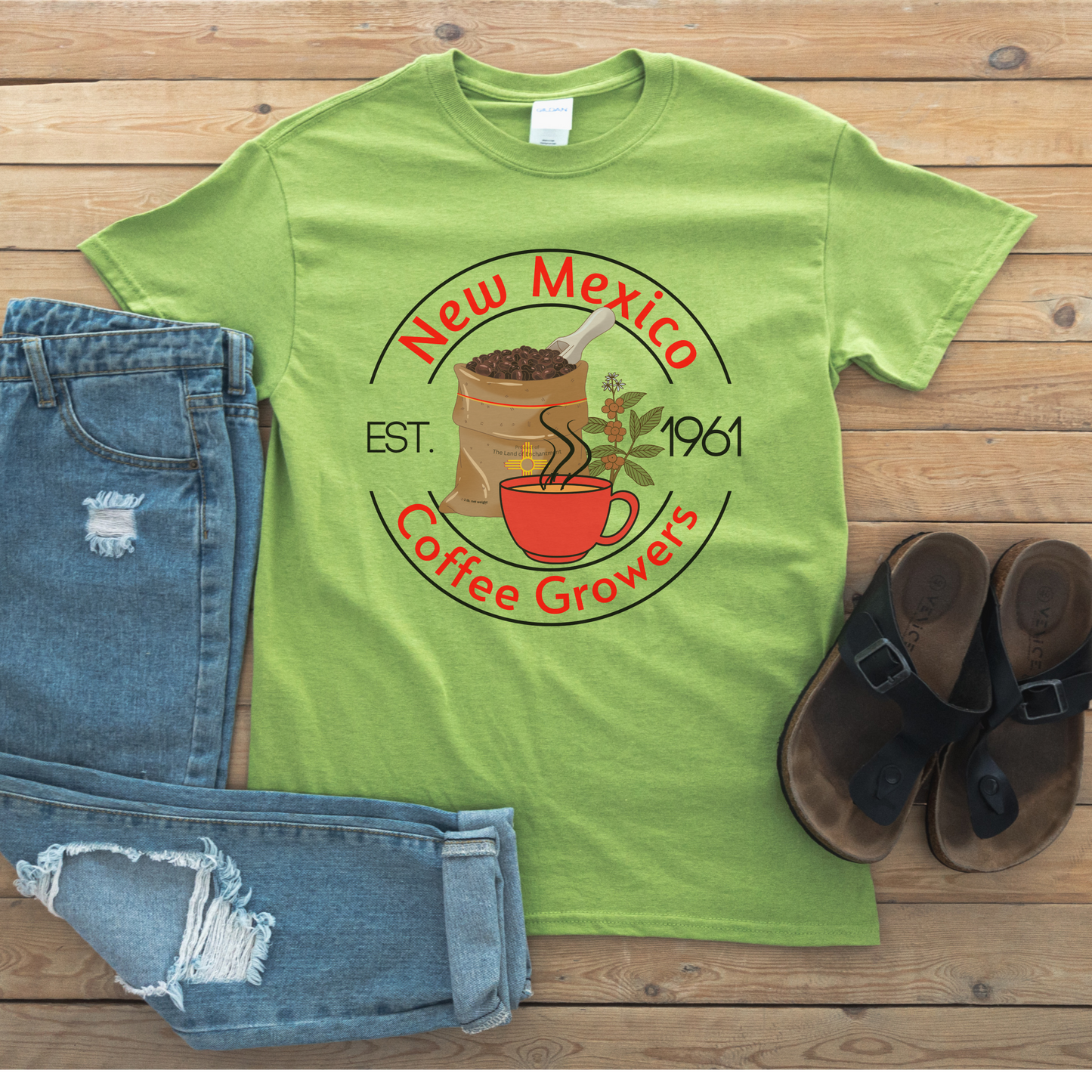Men's New Mexico Coffee Growers Unisex Tee